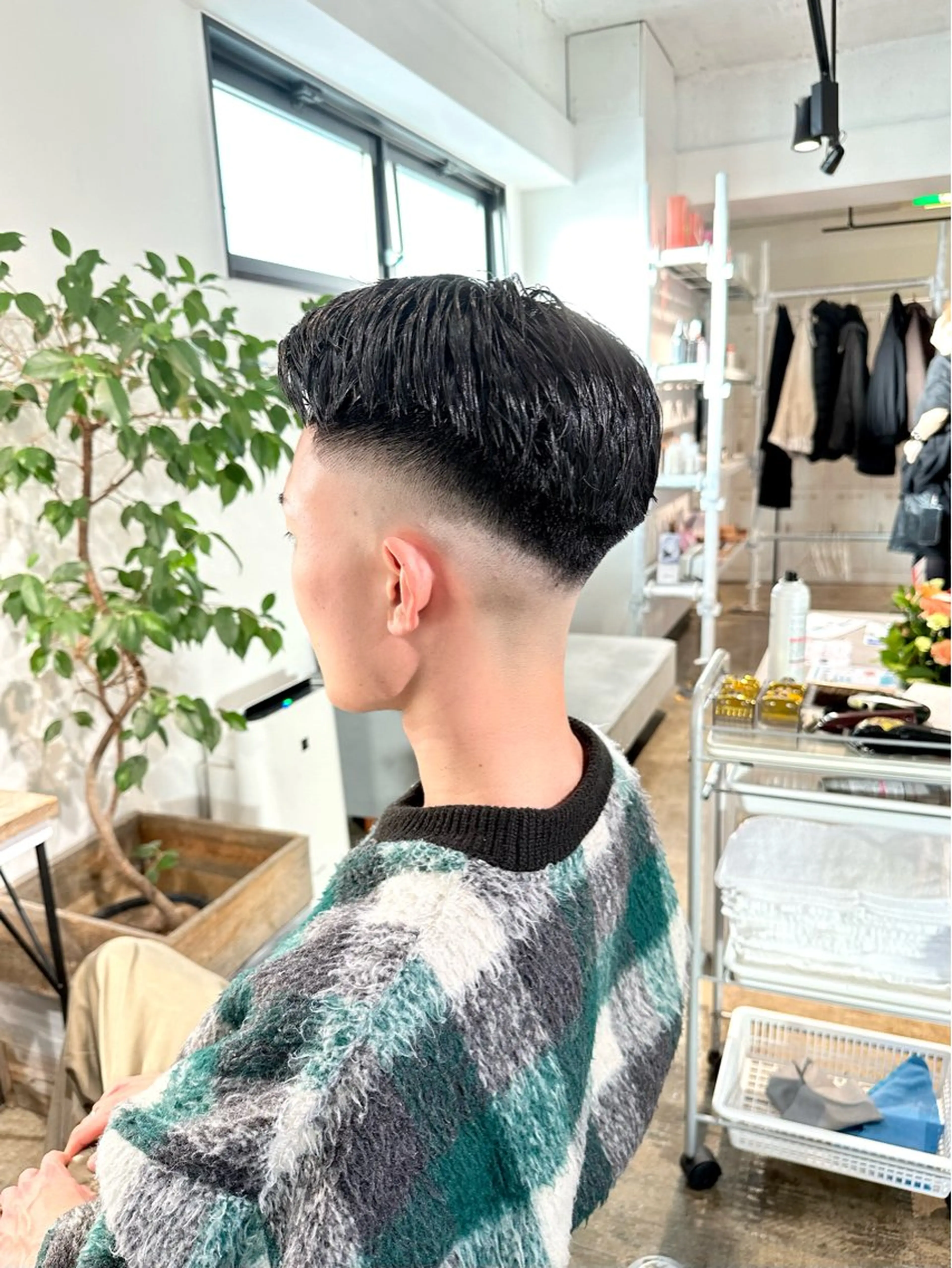 メンズ フェードカット メンズパーマ スキンフェード カット 骨格補正施術/メンズ 専門美容師/YUYAのヘアスタイル