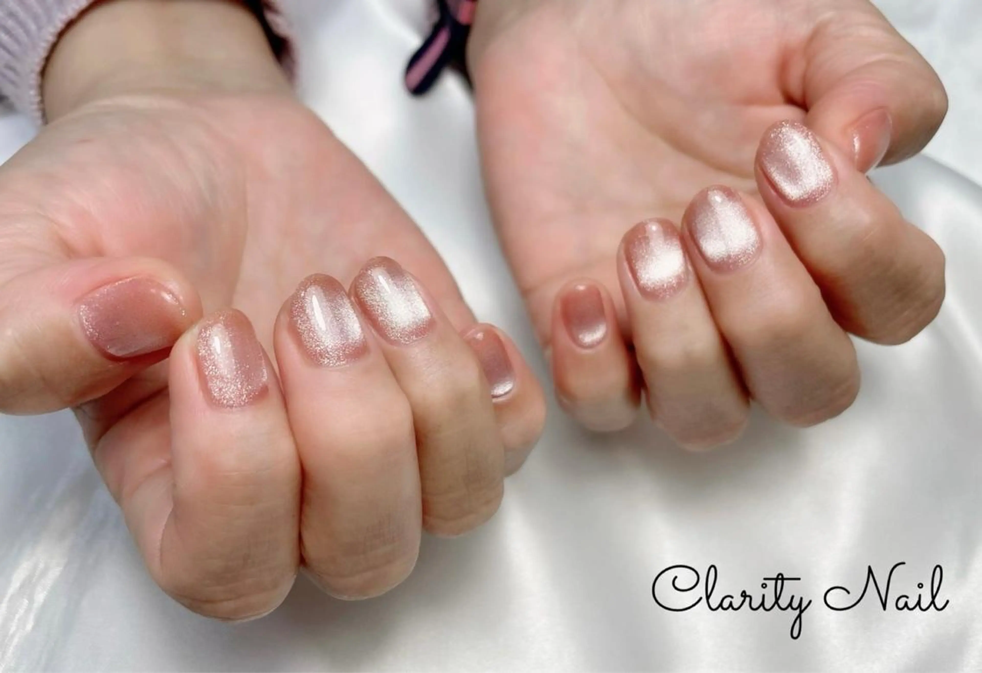 ネイル マグネットネイル ワンカラーネイル ハンドネイル Clarity Nailのネイルデザイン