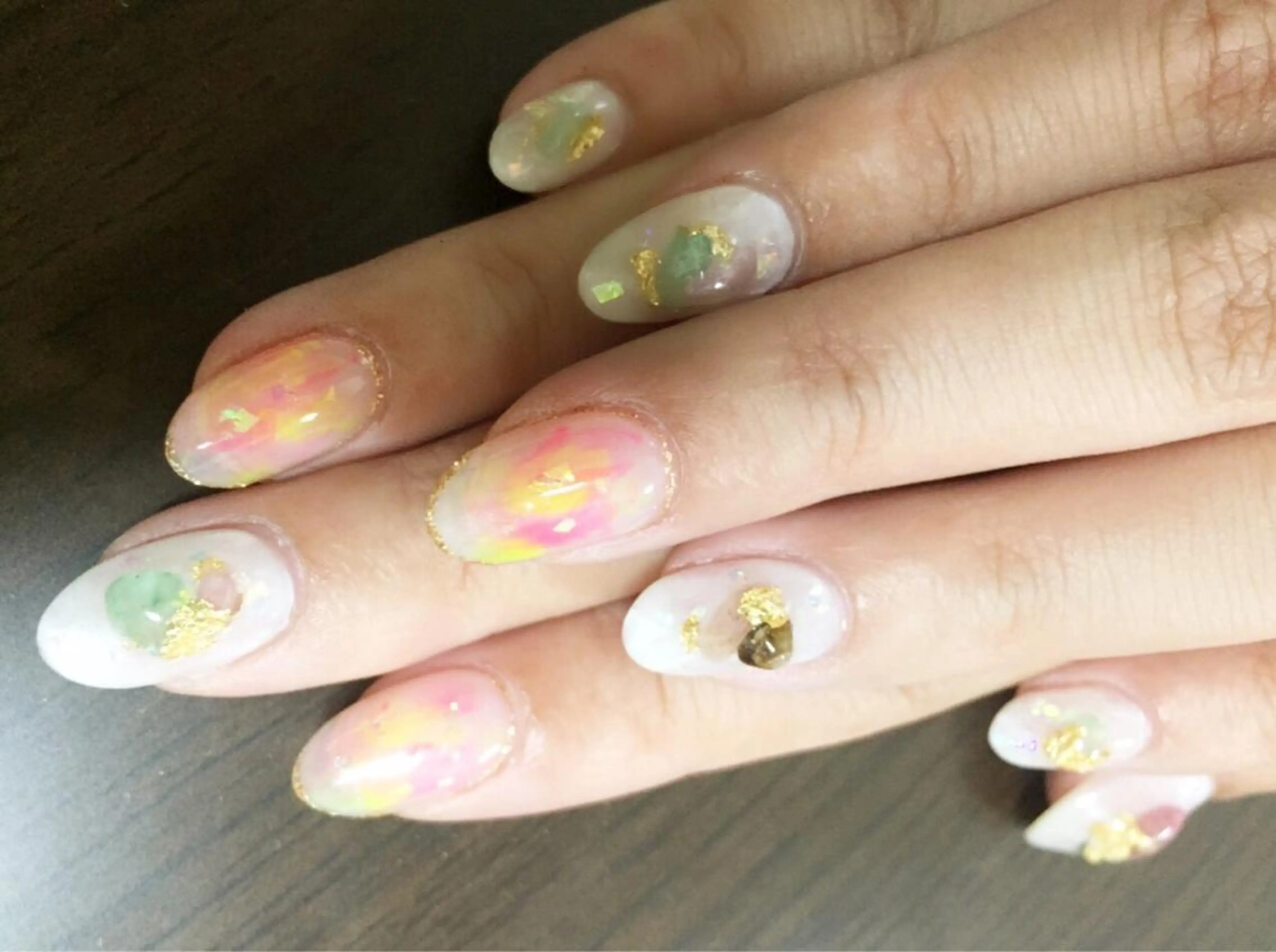 ネイル ツメトマツゲ .のネイルデザイン