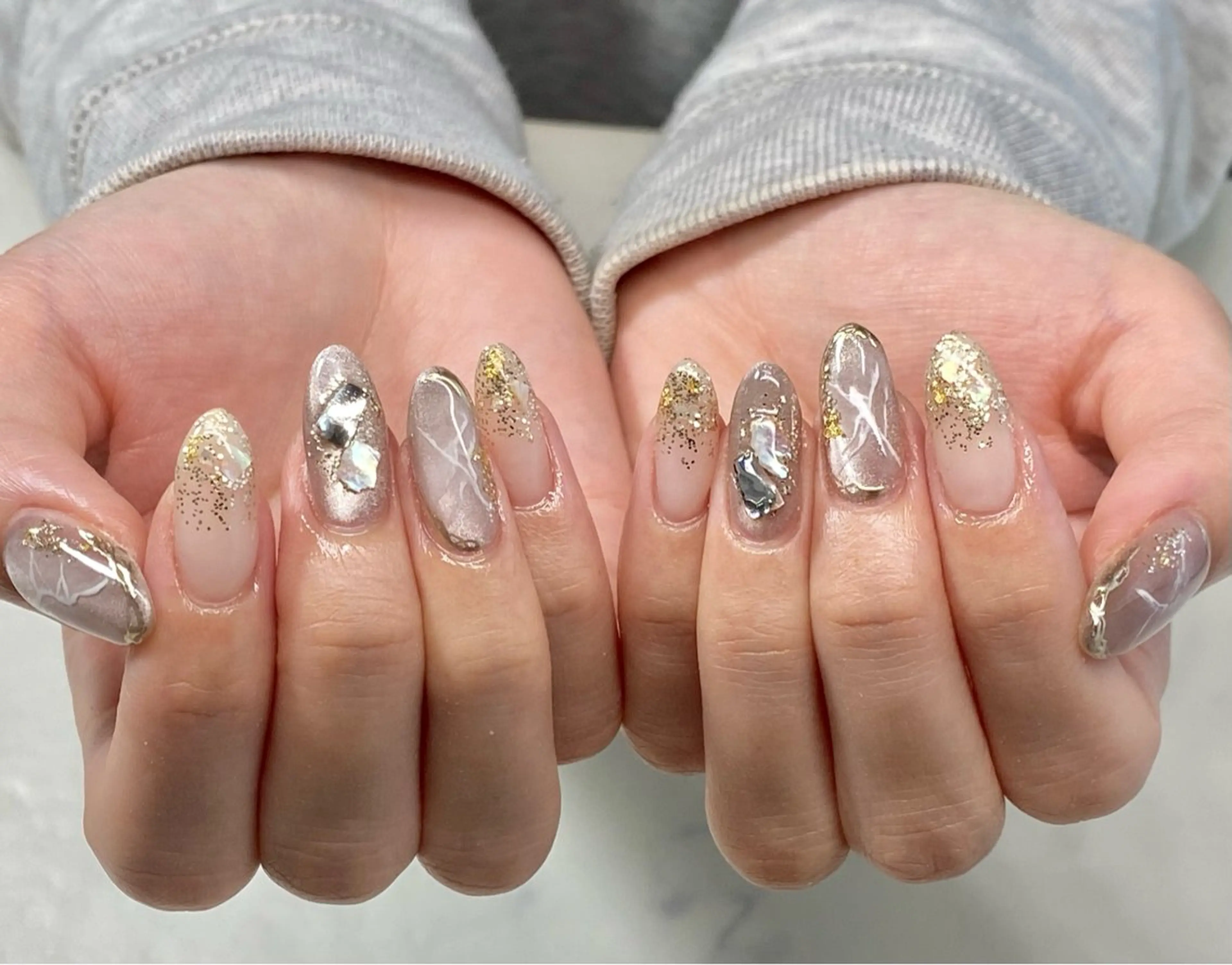 ネイル ハンドネイル Nail Salon Three所属・Three いわなべのネイルデザイン