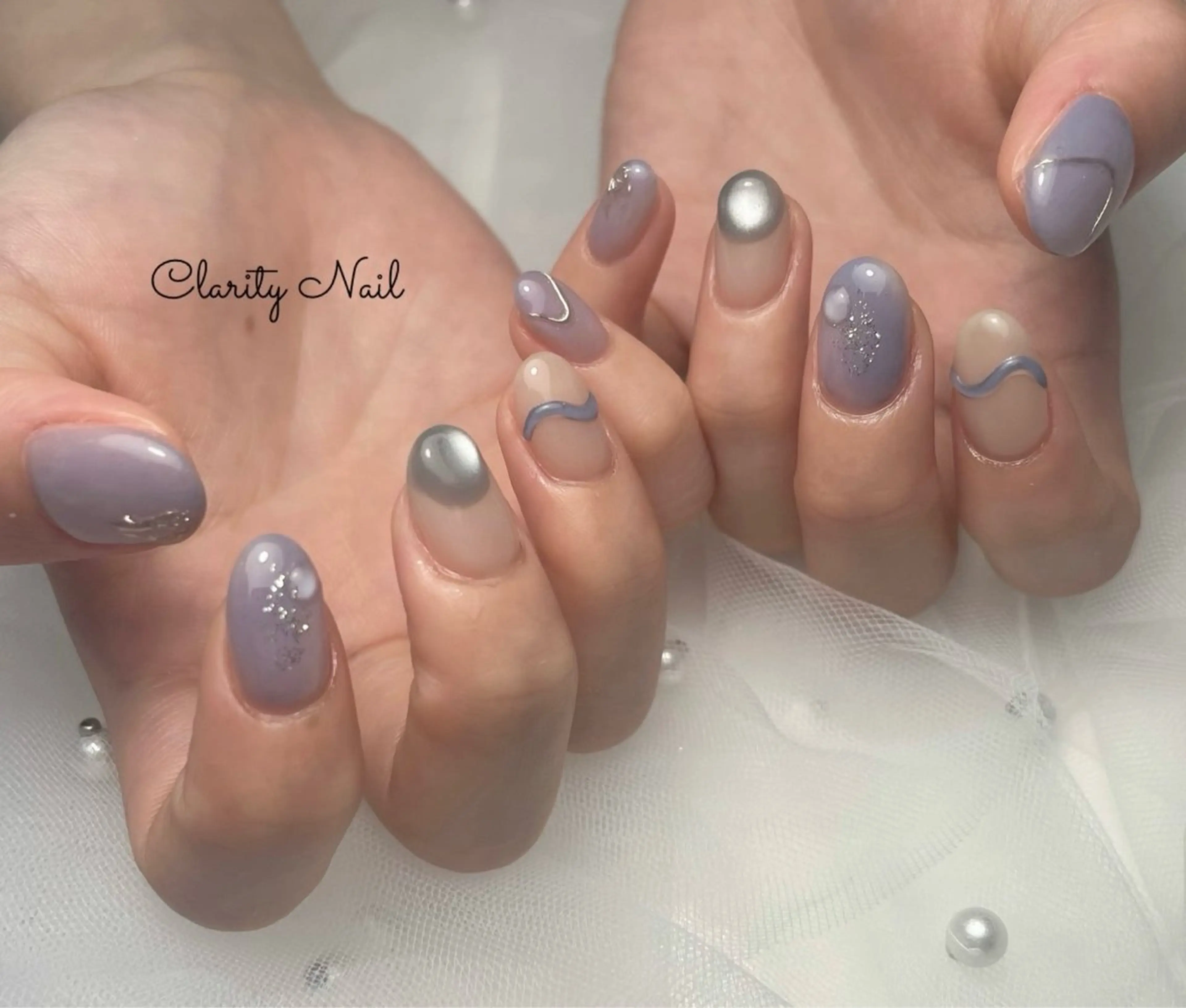 ネイル アートネイル 持ち込み ハンドネイル Clarity Nailのネイルデザイン