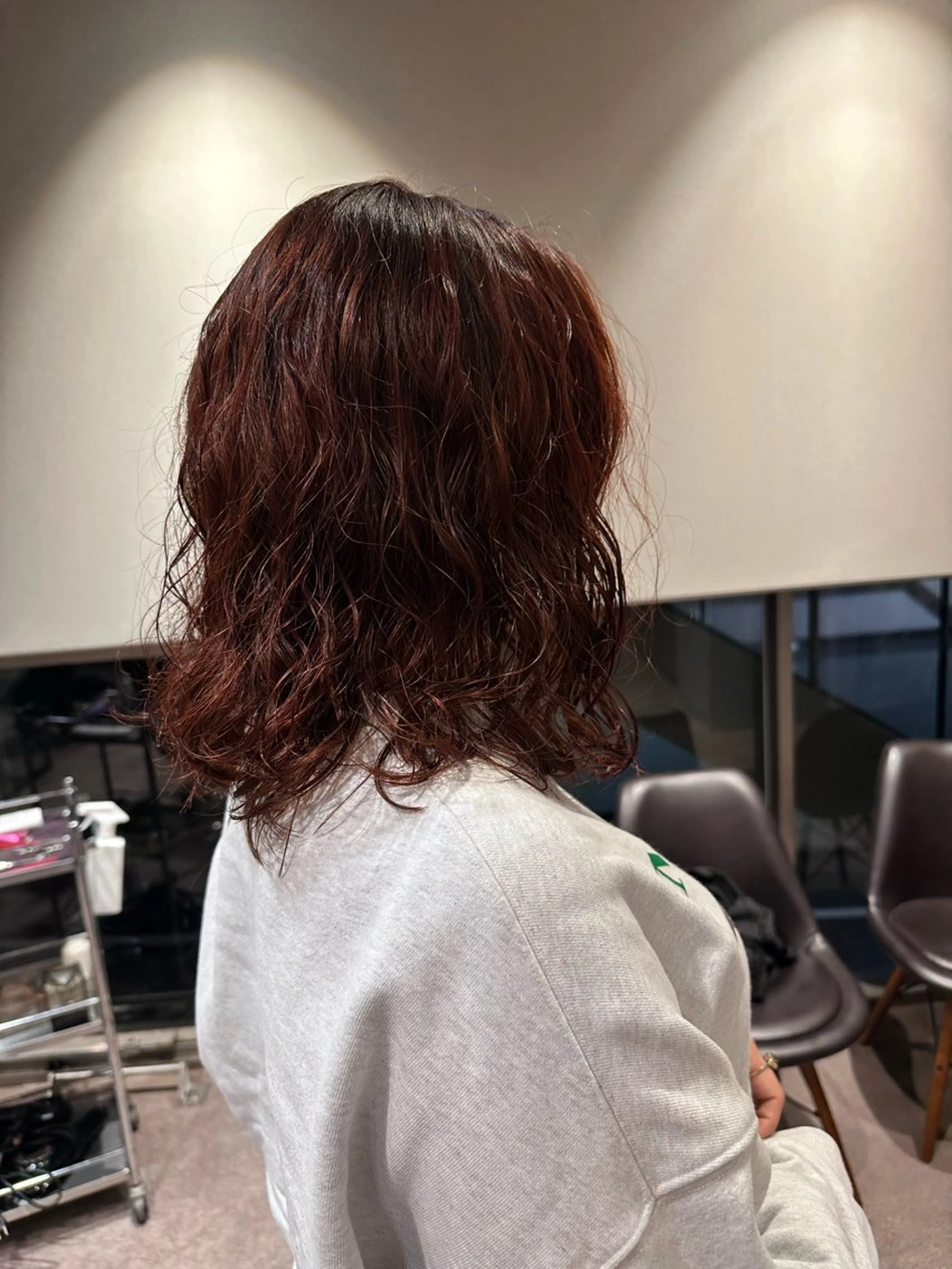 セミロング カラー カット ヘアカラー 韓国風/オシャレ /縮毛矯正/滝口琴未のヘアスタイル