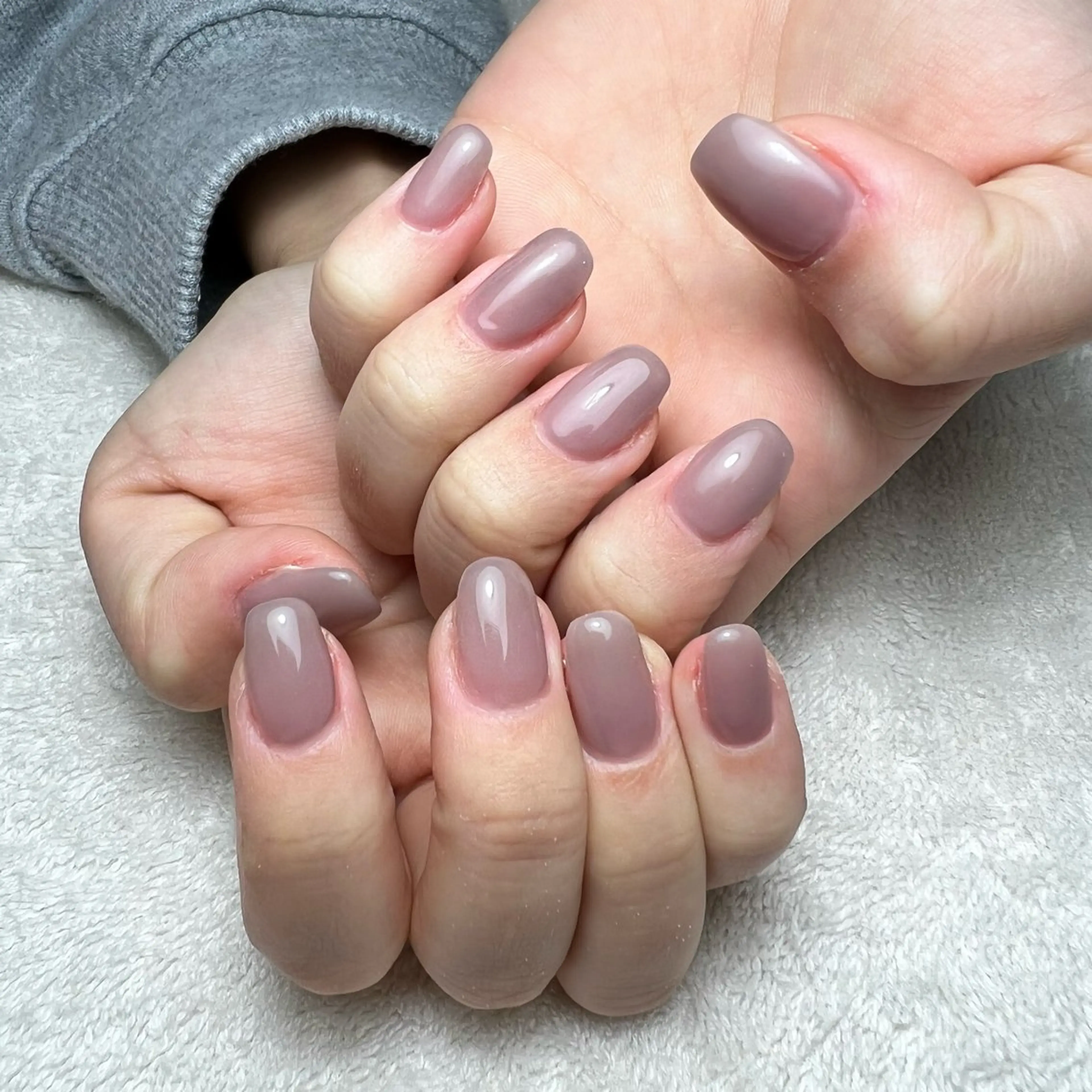 ネイル ワンカラーネイル シンプルネイル ハンドネイル COCO+所属・COCO +のエステ・リラクイメージ