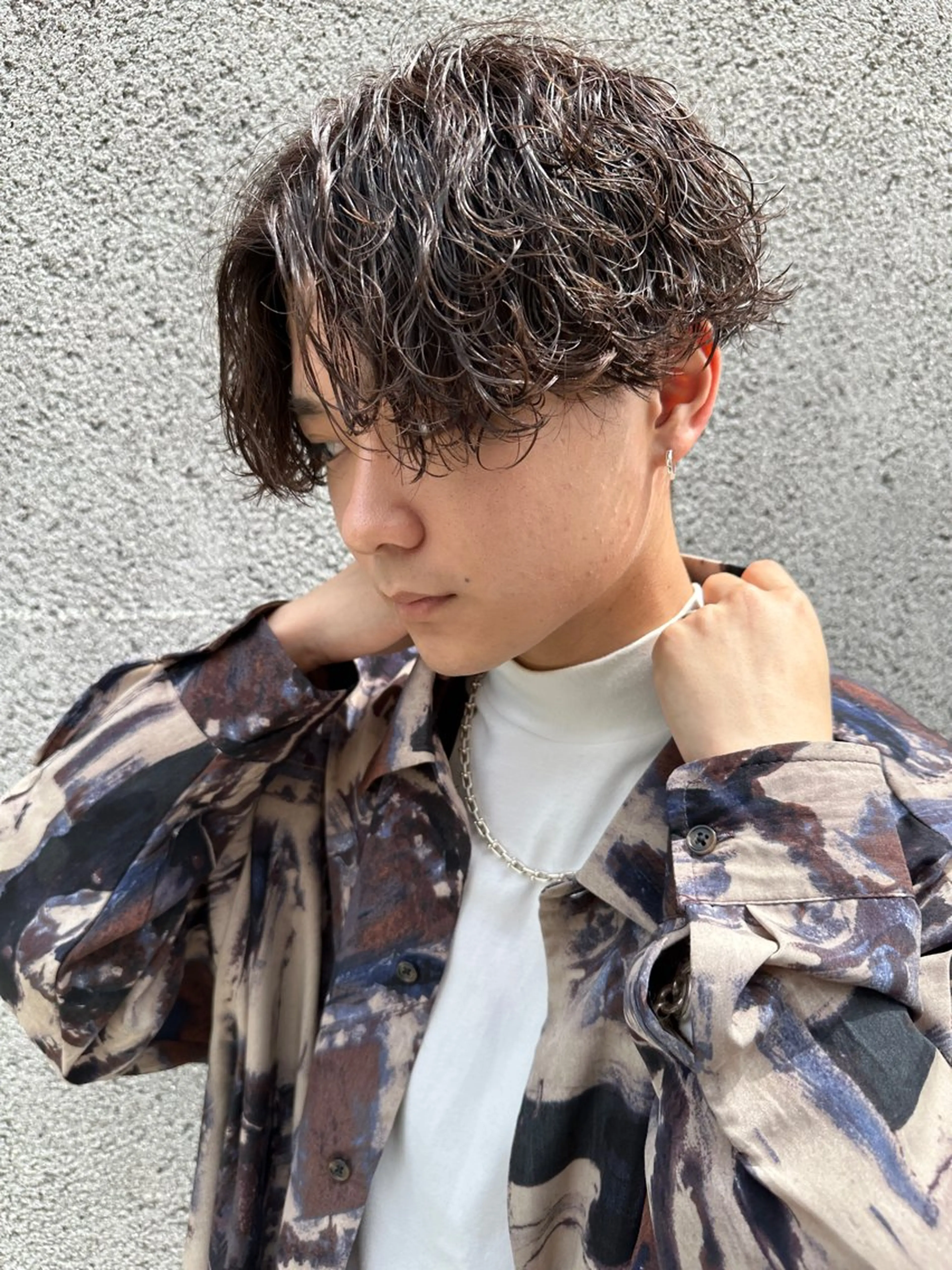 ショート パーマ メンズ 【メンズサロン】 BLUCK 横浜のヘアスタイル