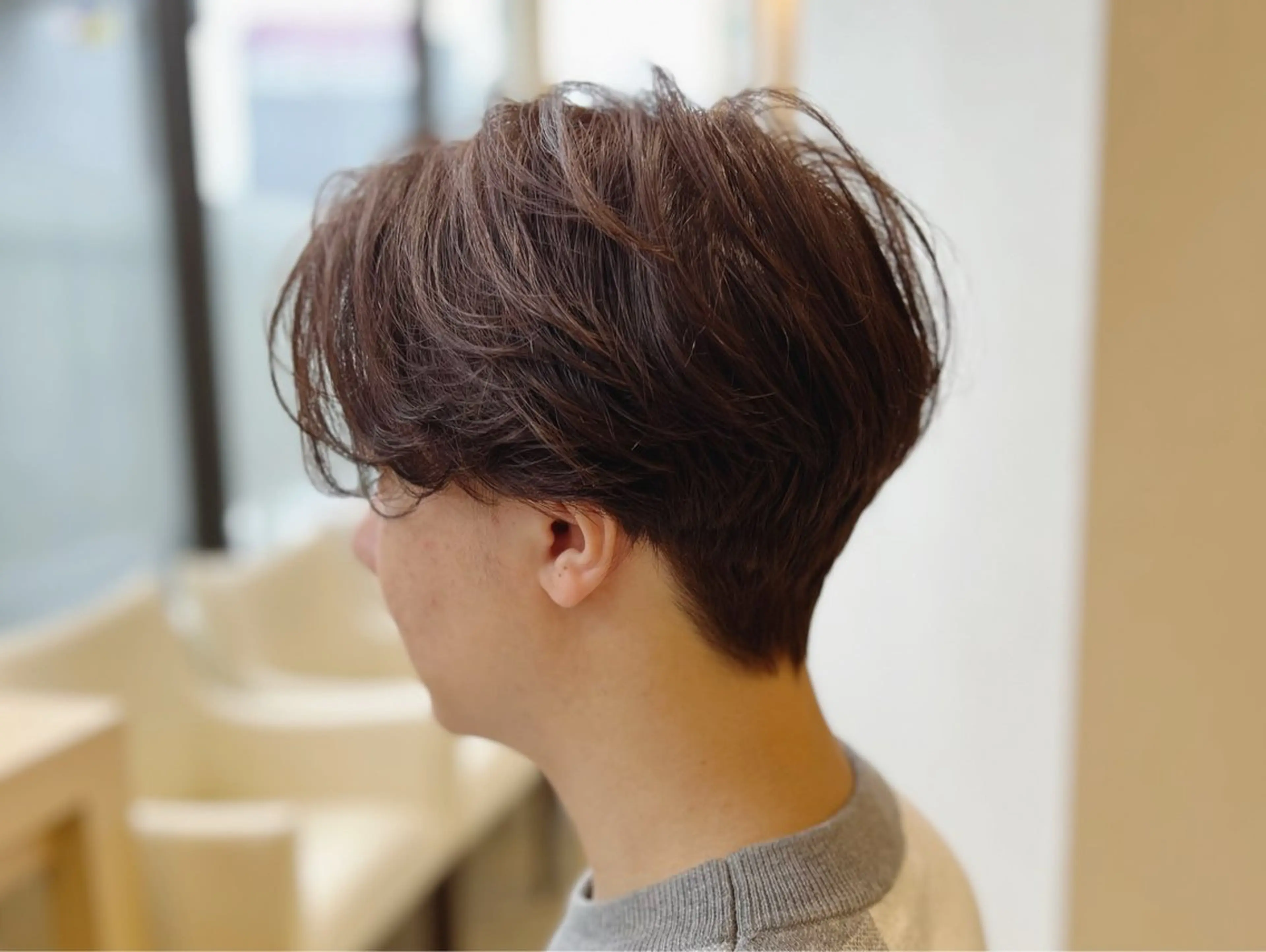 メンズカット＋カラーの写真