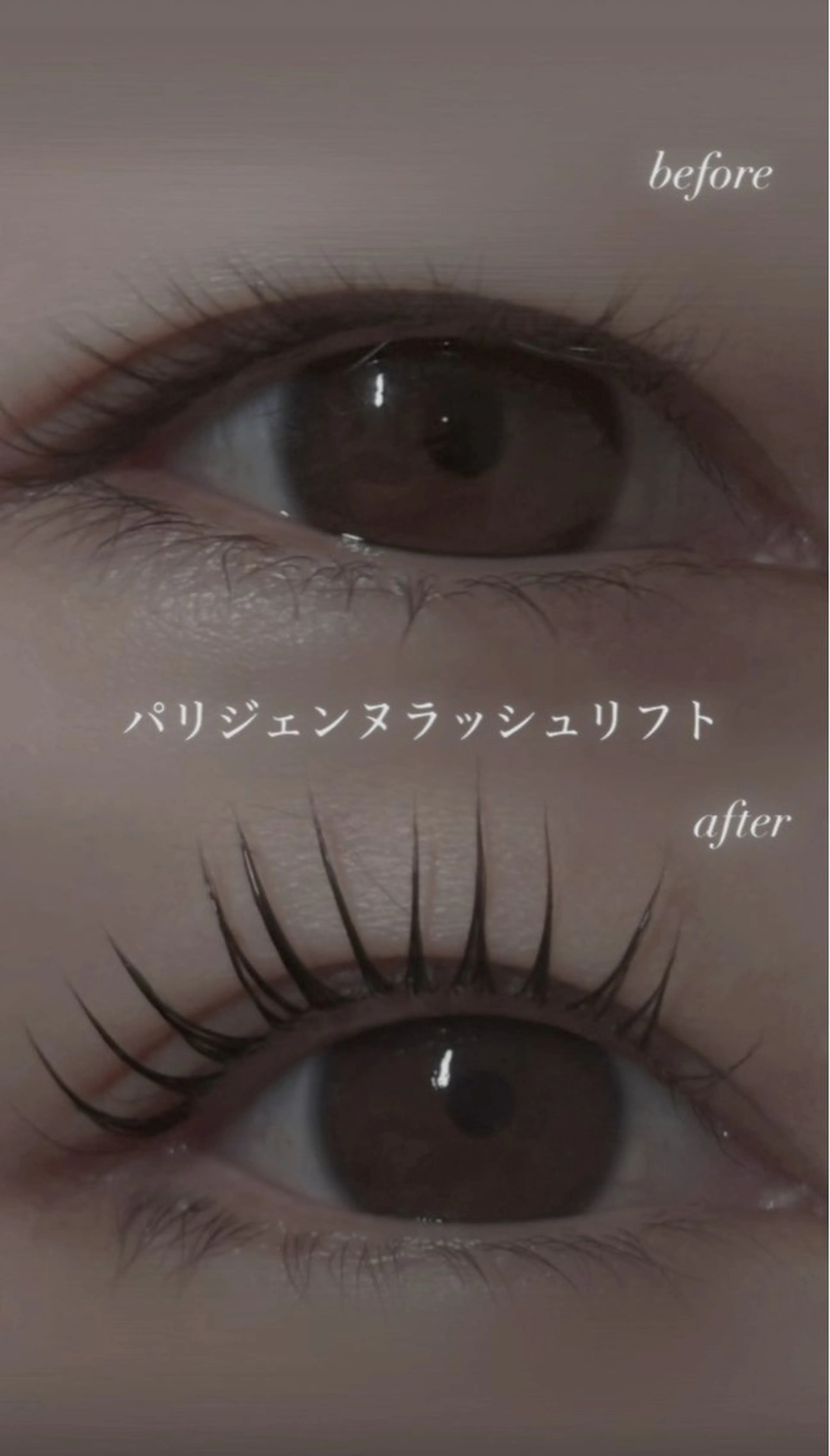 マツエク・マツパ パリジェンヌラッシュリフト 仲尾 奏音のマツエク・マツパデザイン