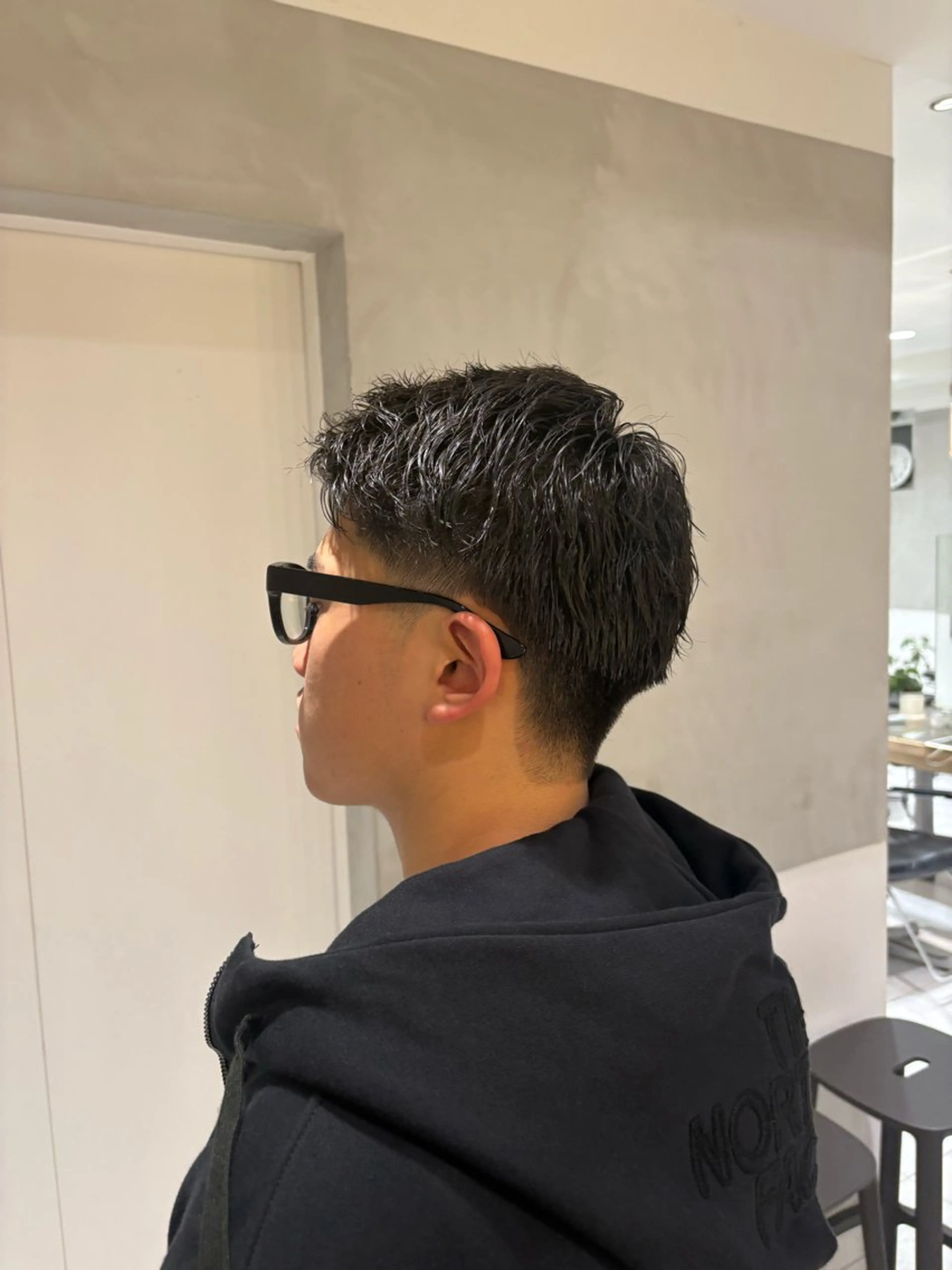 メンズ カット パーマ Rino🎀/盛れる 顔周りカット🪽✩のヘアスタイル