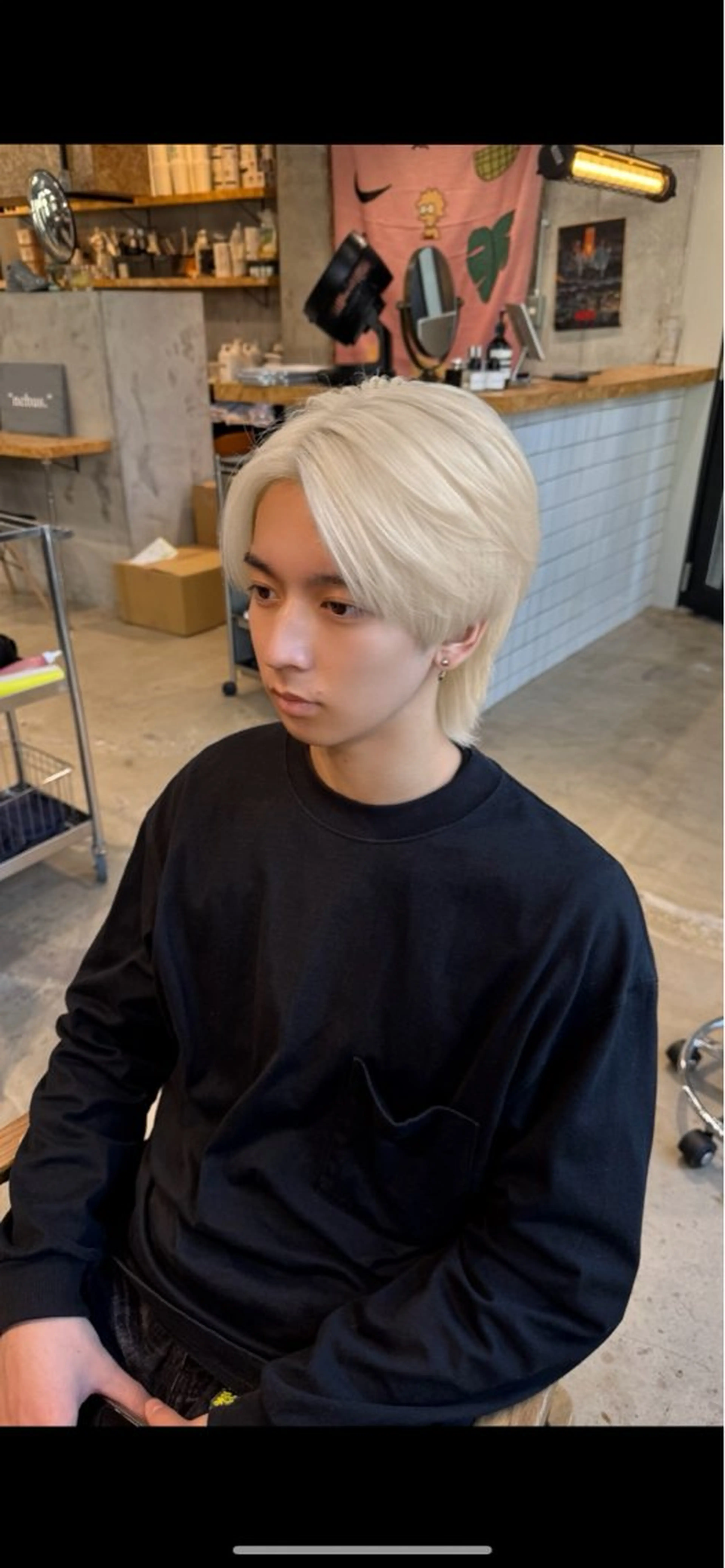 ミディアム メンズ SALOWIN 原宿 IL Salice ３F所属・失敗したくない方へ Inoue Kahoのヘアスタイル