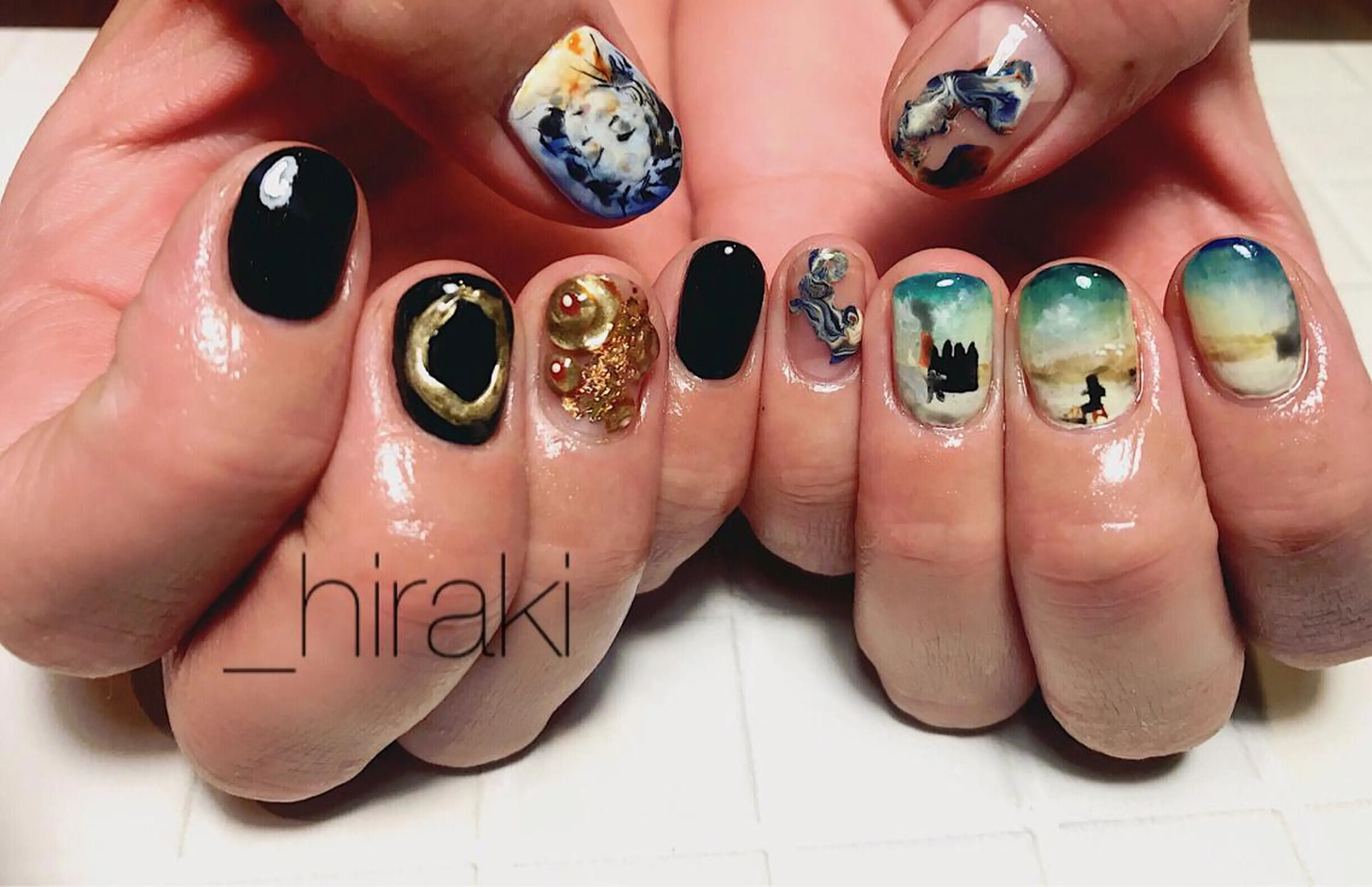 ネイル nail atelier AMBER所属・saori .の眉毛・アイブロウイメージ