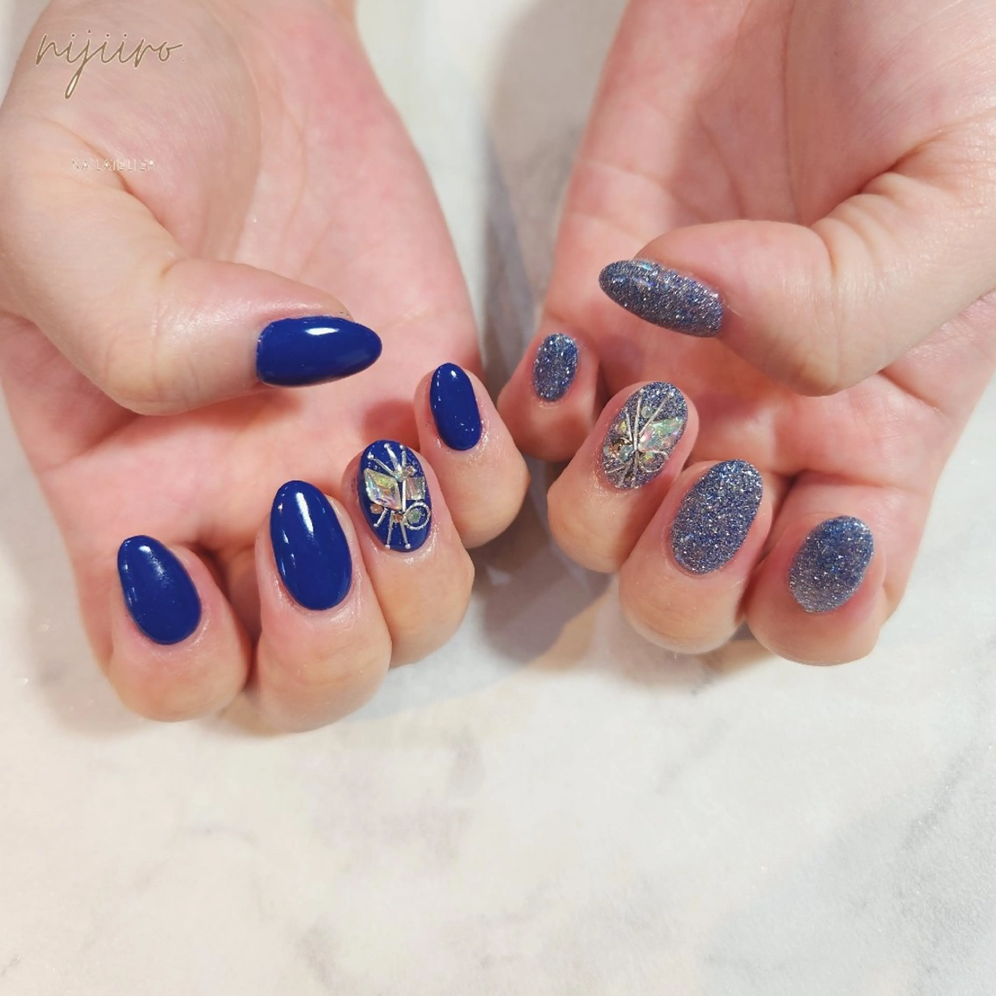 ネイル ハンドネイル nailatelier nijiiro.所属・nijiiro🌈 サトウのネイルデザイン