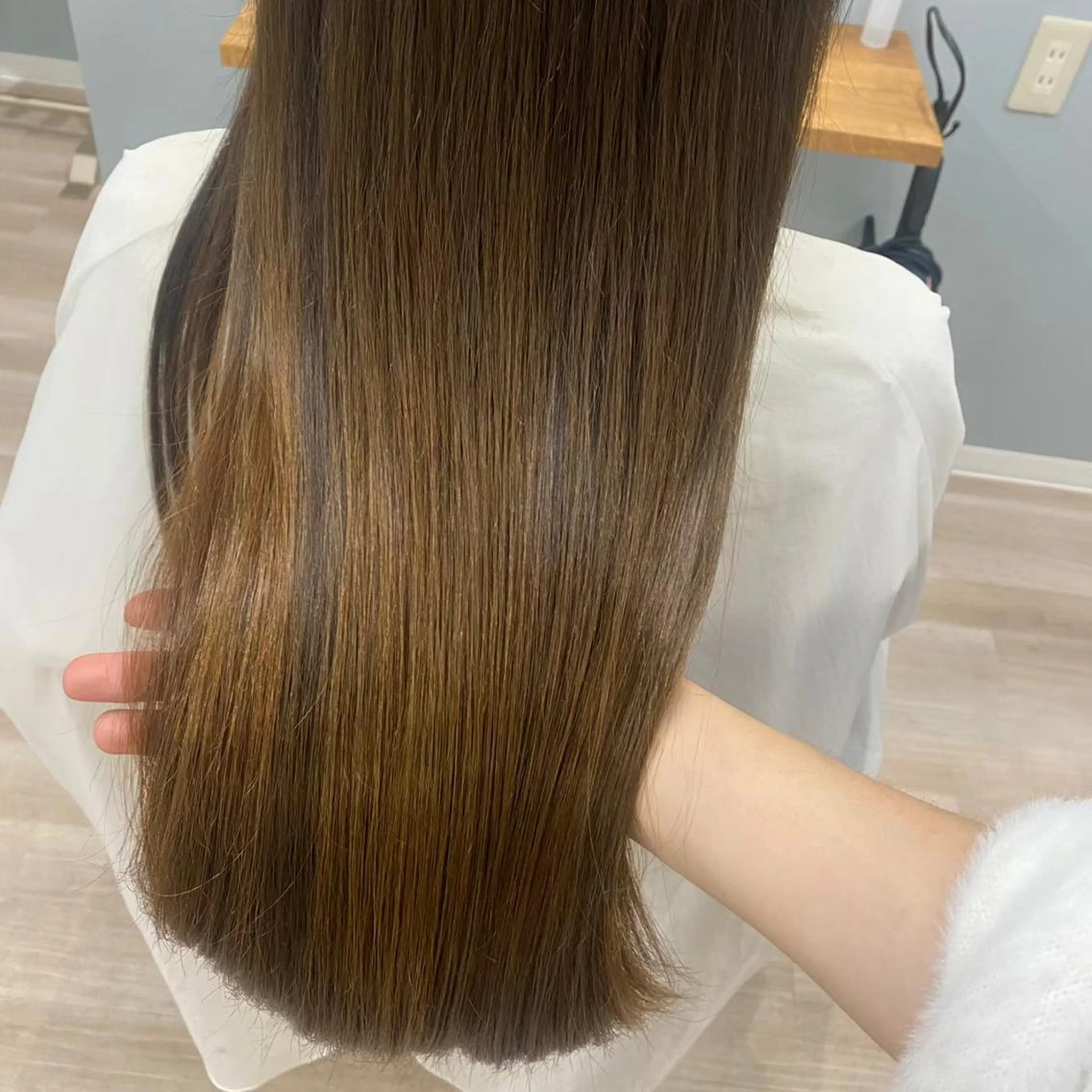 ロング ヘアカラー トリートメント 西新  MAHIRO 🩵🫧艶髪🩵🫧のヘアスタイル