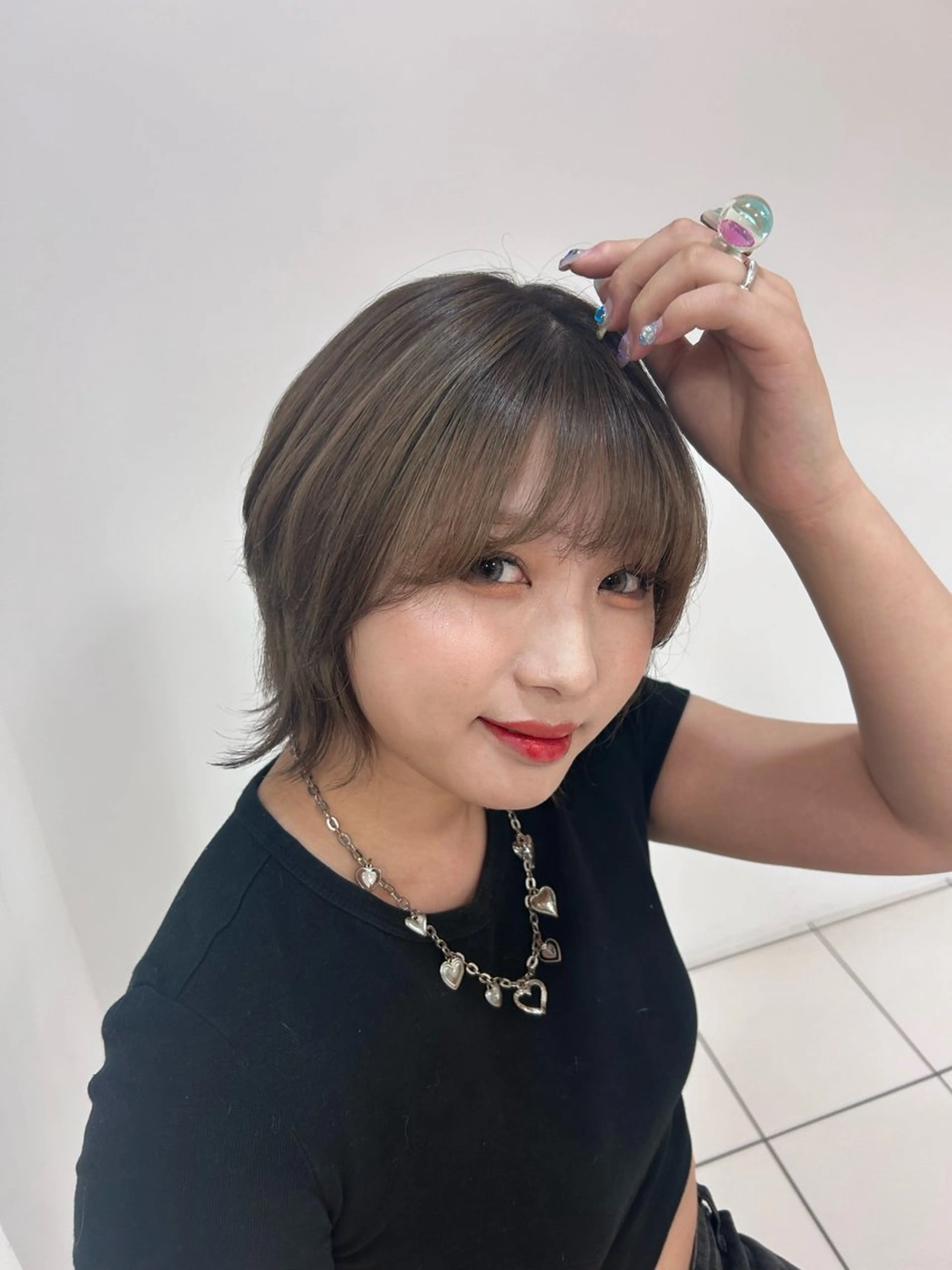 ショート カラー hairsalon de Forever vida所属・メンズモデル板橋 島田依杏のヘアスタイル