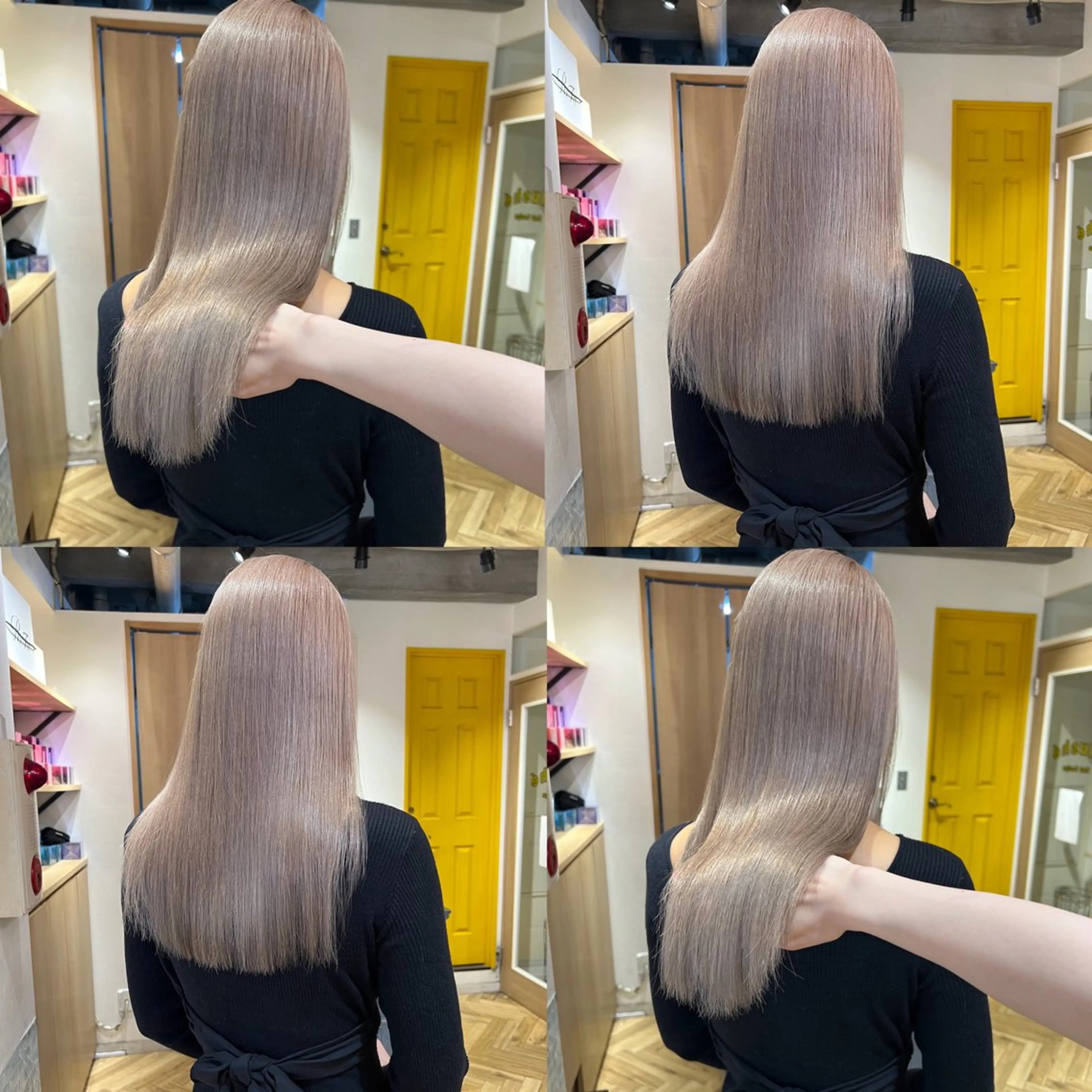 ロング カラー 艶カラー/韓国顔周り 🎀mamiのヘアスタイル