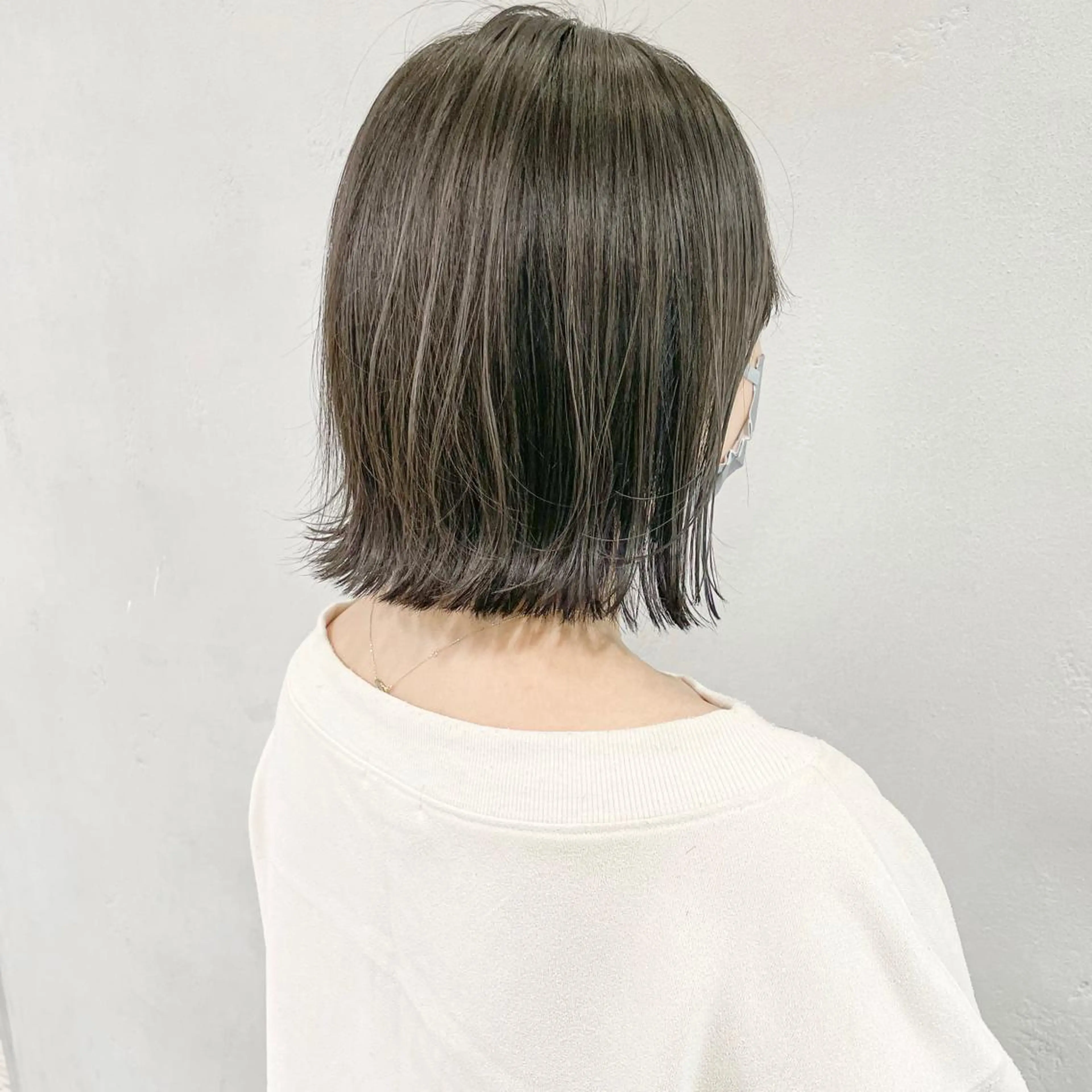 ミディアム カラー カット ヘアカラー トリートメント 阿田 悠士朗のヘアスタイル