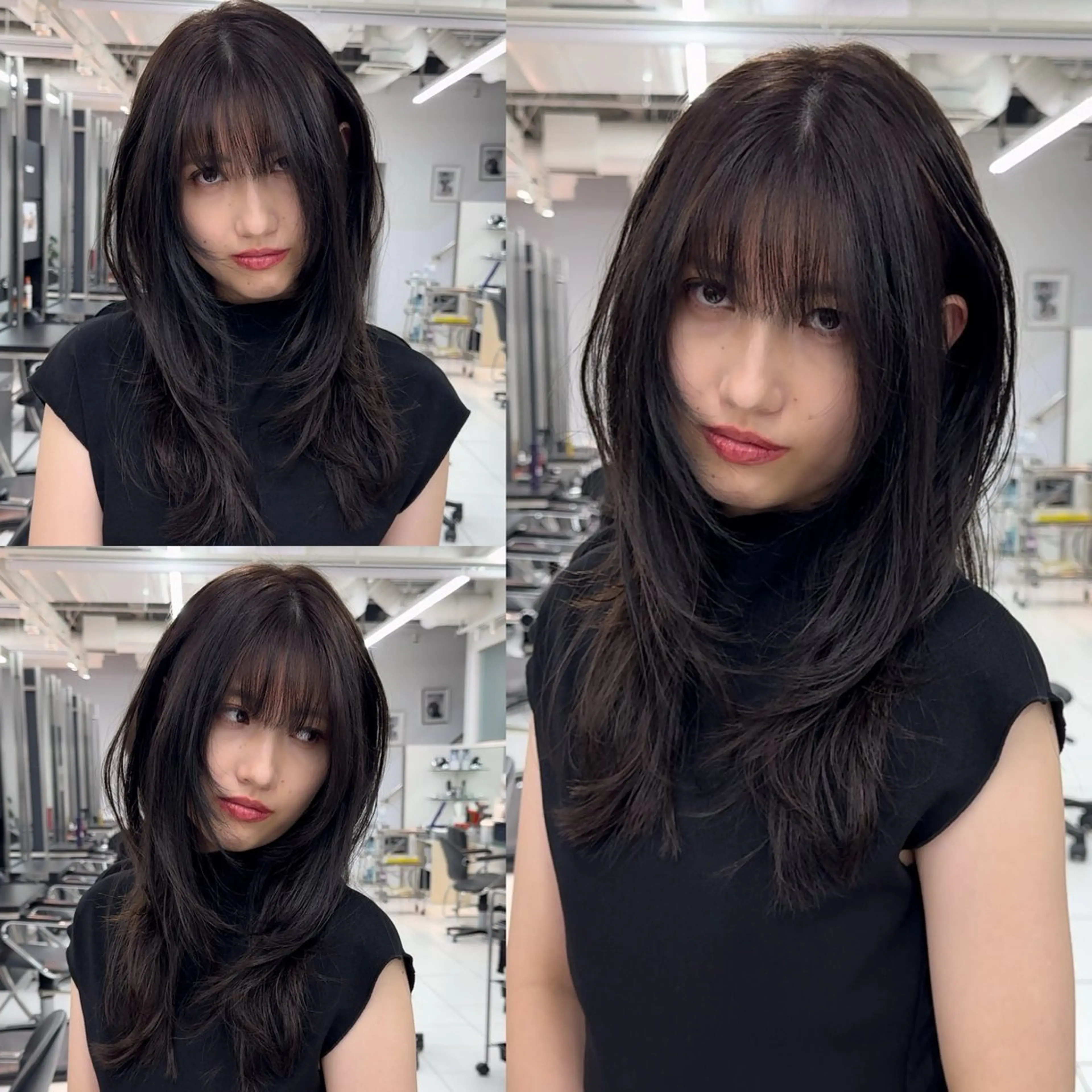 セミロング カット ヘアカラー トリートメント レイヤーカット/ 堀匠吾のヘアスタイル