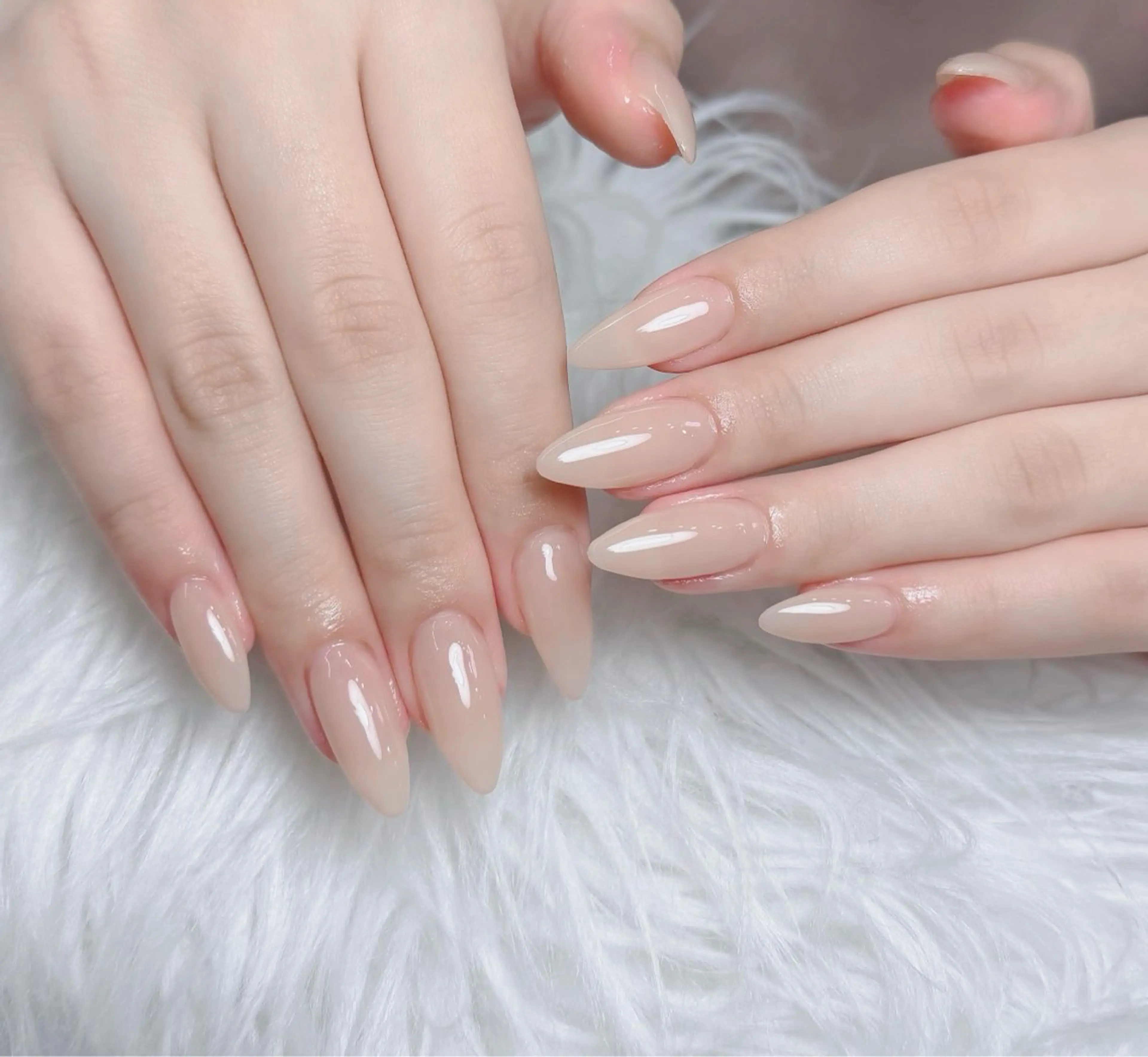 ネイル アートネイル 韓国ネイル 持ち込み ワンホンネイル ハンドネイル Lenie Nail Salonのネイルデザイン