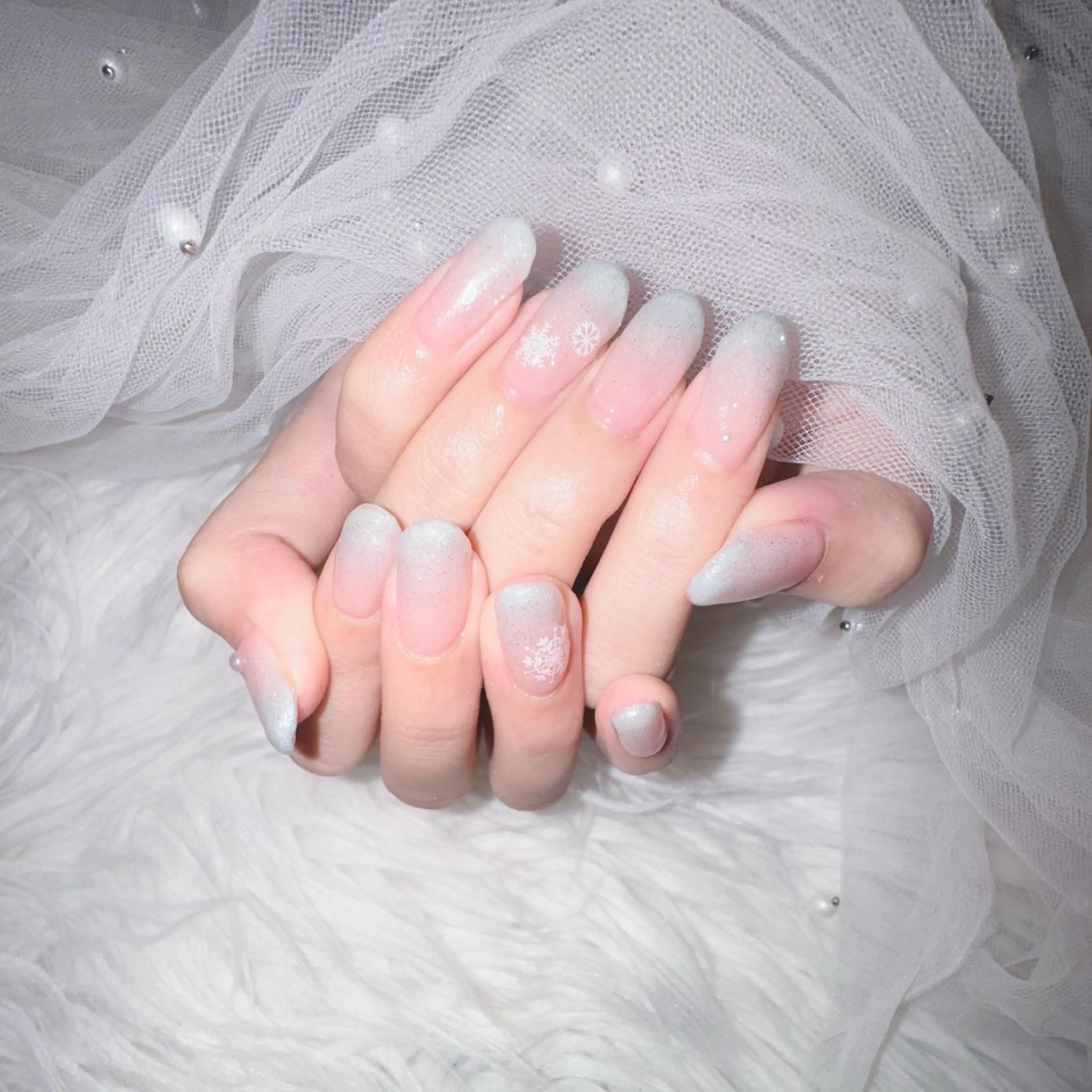 ラメグラデーション✨【オフあり】の写真