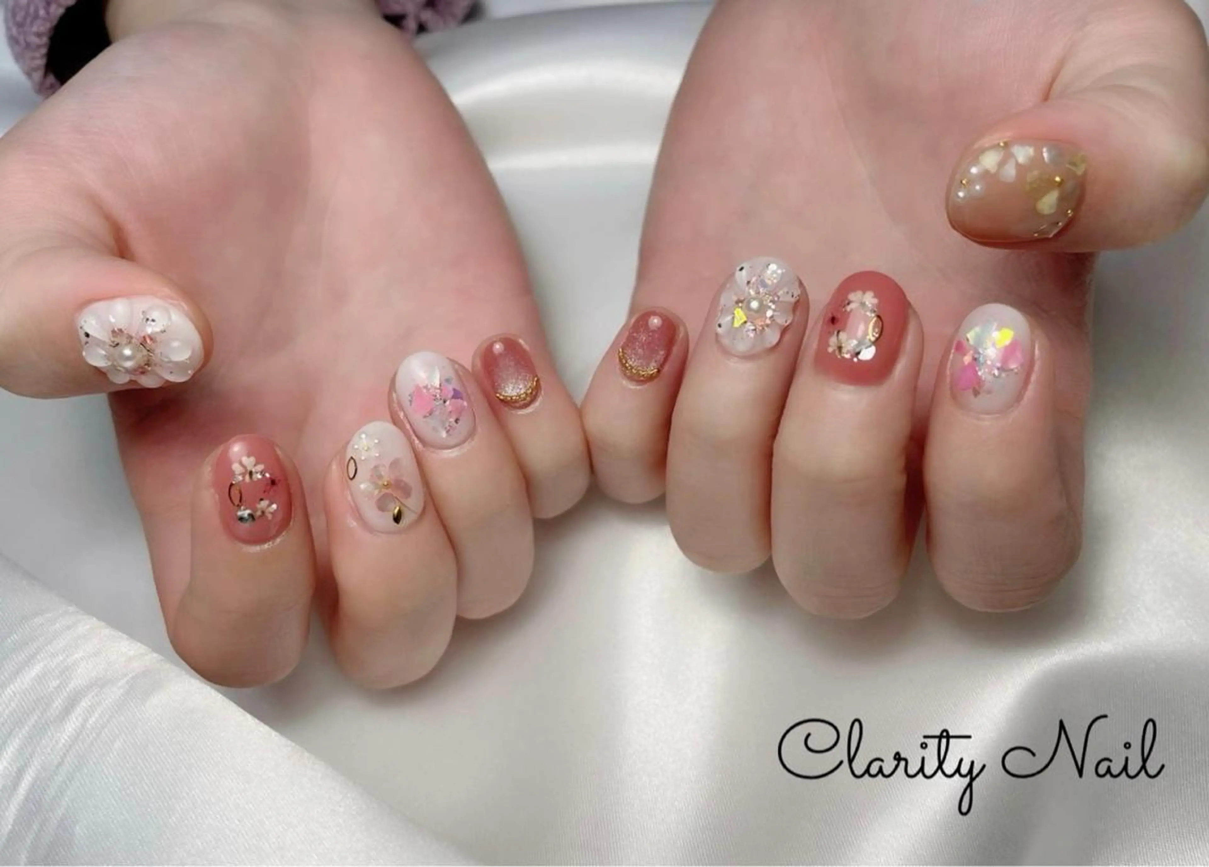 ネイル アートネイル 持ち込み ハンドネイル Clarity Nailのネイルデザイン