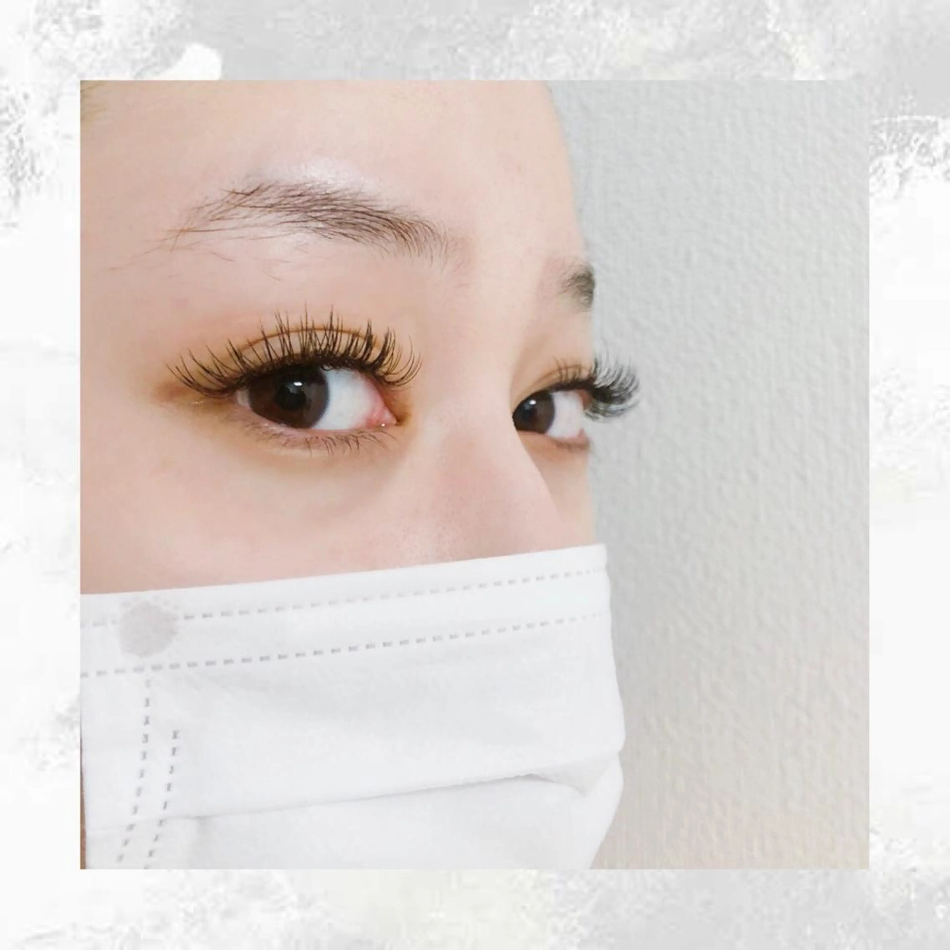 【オフ込✳︎自まつげの毛穴洗浄付】ボリュームラッシュ300本6500円の写真