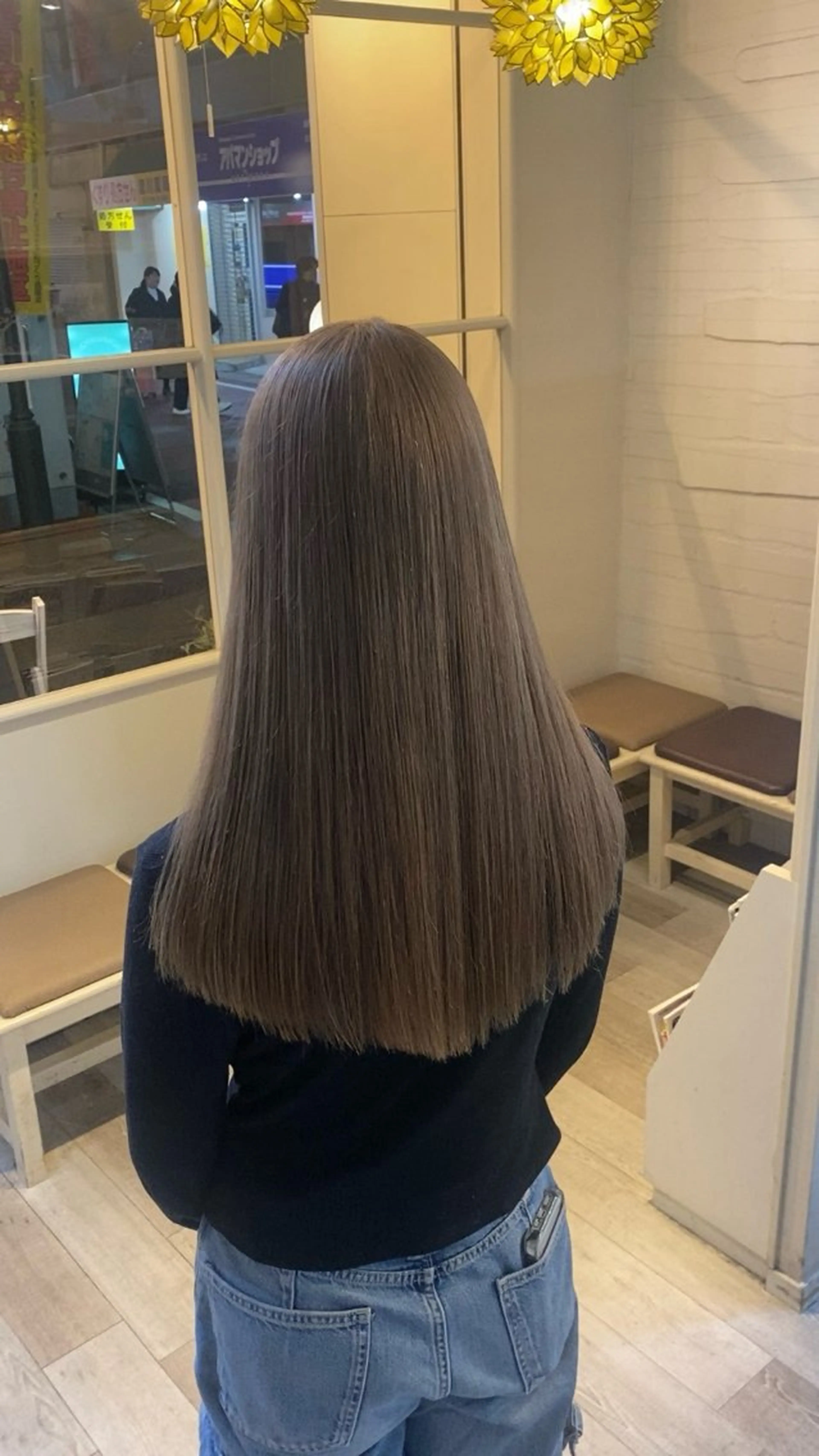 ロング カット ヘアカラー トリートメント ハイトーン/レイヤー カット/TAKEのヘアスタイル