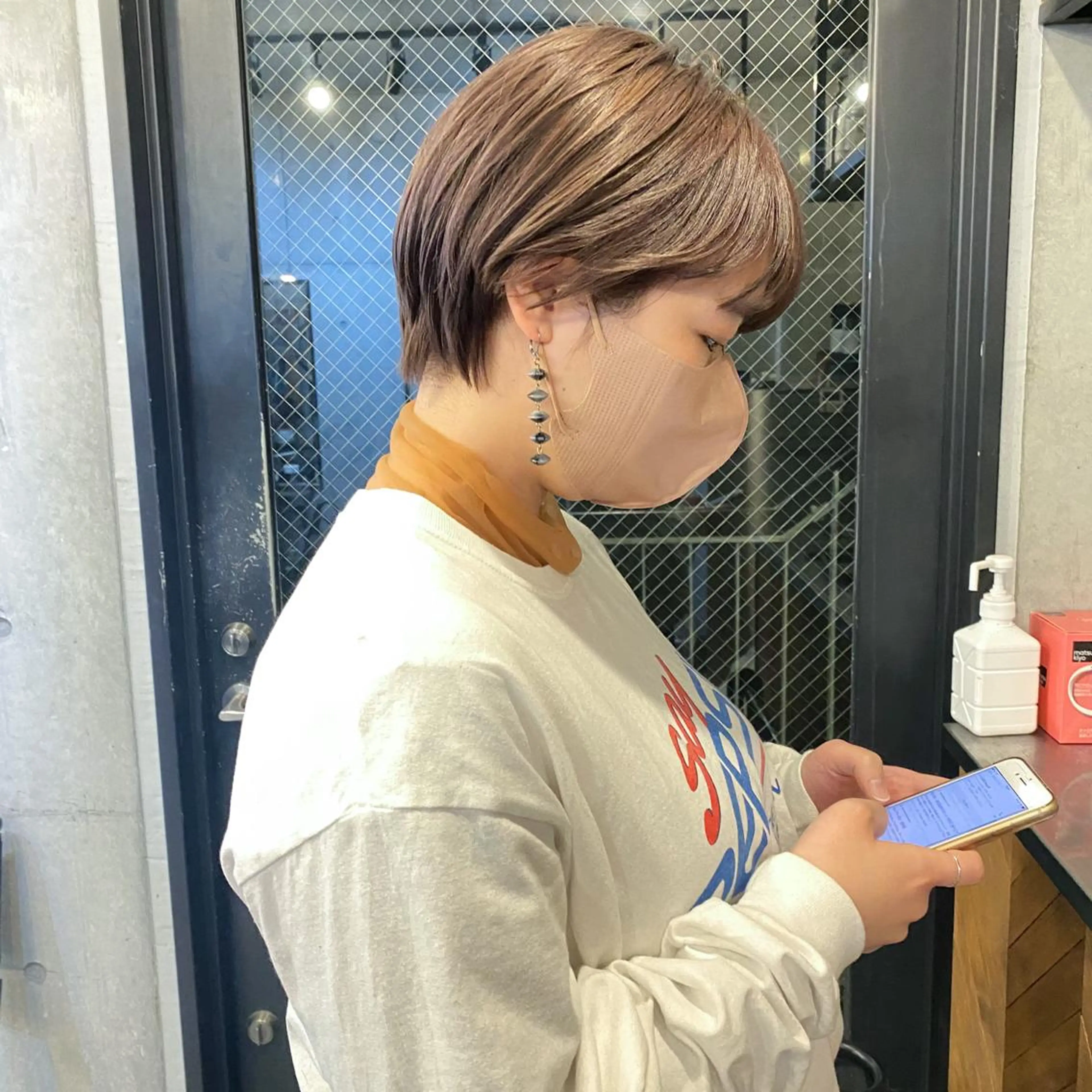 ショート カラー ヘアカラー 大宮 / ボブ特化 永井竜也のヘアスタイル