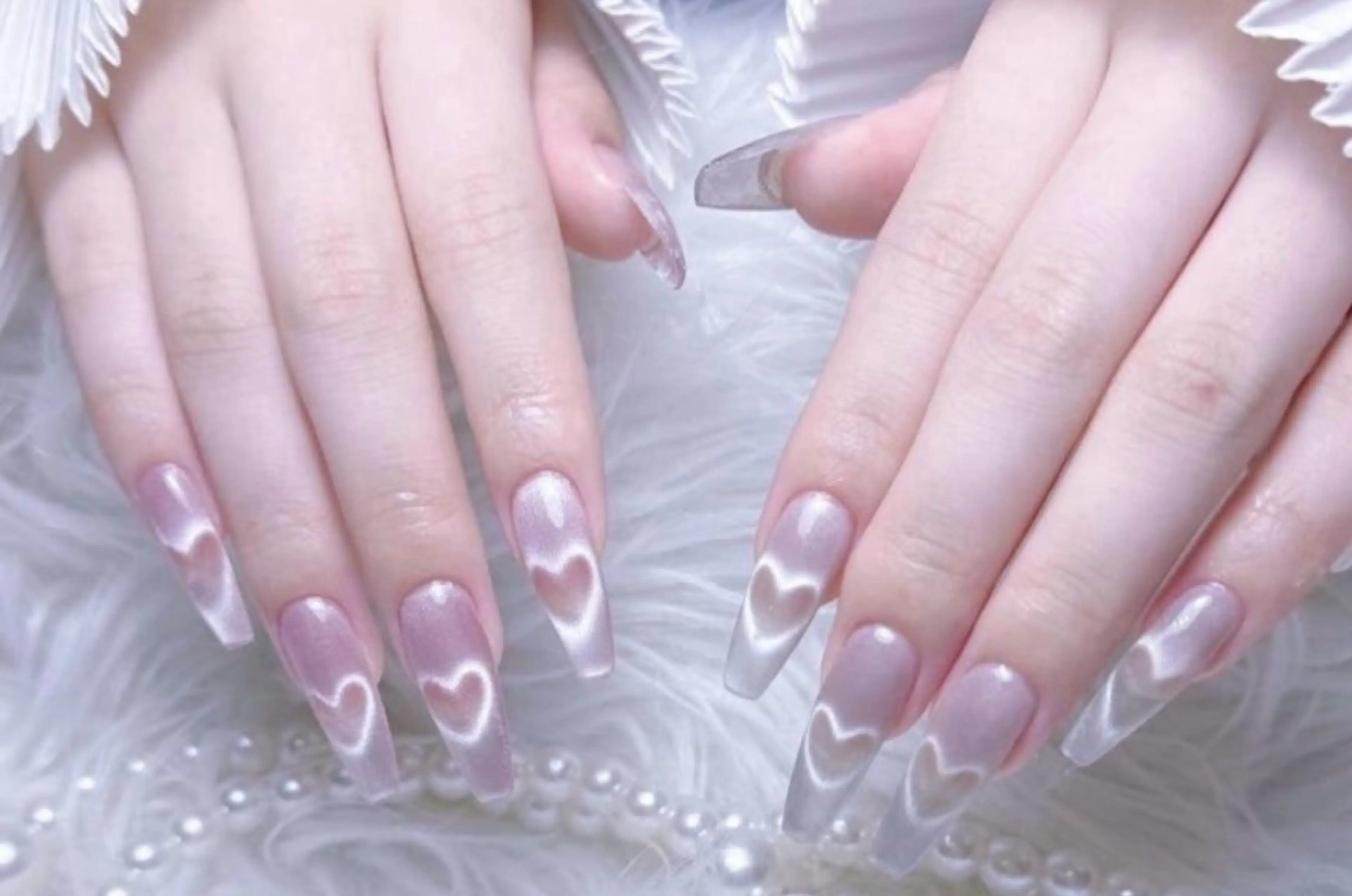 ネイル ハンドネイル H3 Nail Tsuki🦋💙のネイルデザイン