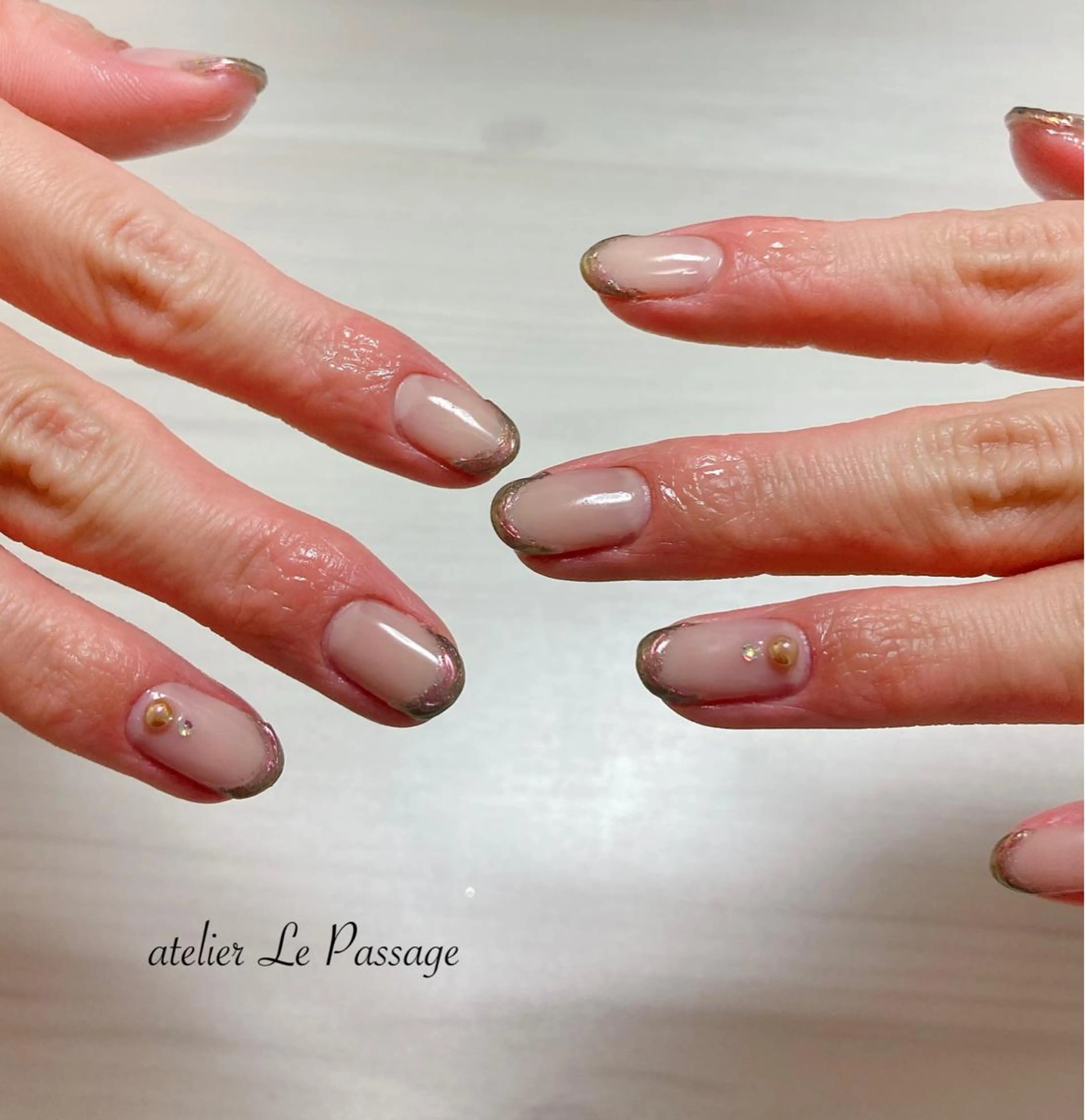 ネイル フットネイル ジェルネイル Atelier Le Passage所属・h nakatsukaのネイルデザイン