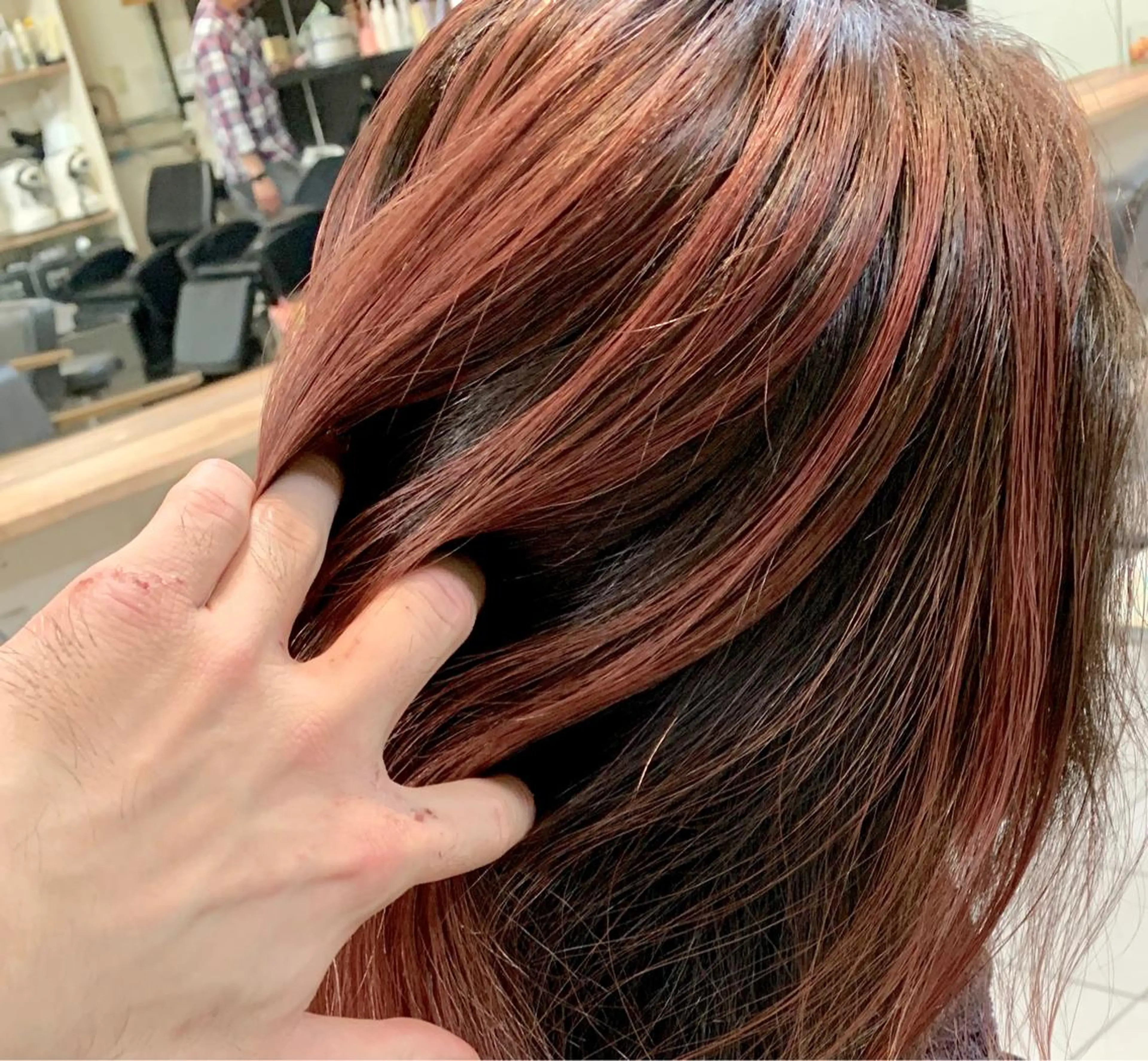 セミロング 🔍髪質改善診断🔎 長山　 シュンスケのヘアスタイル