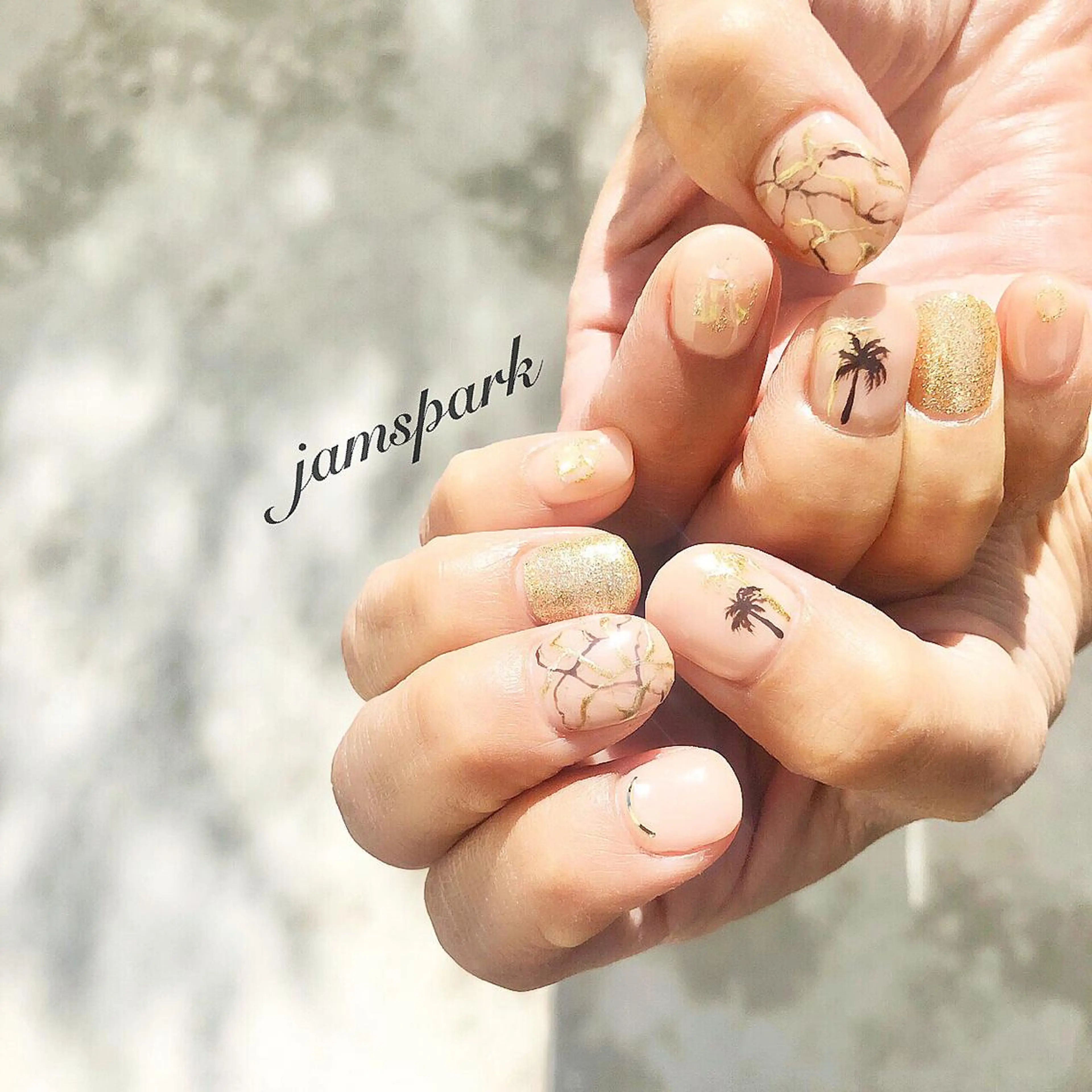 ネイル ニュアンスネイル オフィスネイル 夏ネイル ハンドネイル jamspark ✨のネイルデザイン