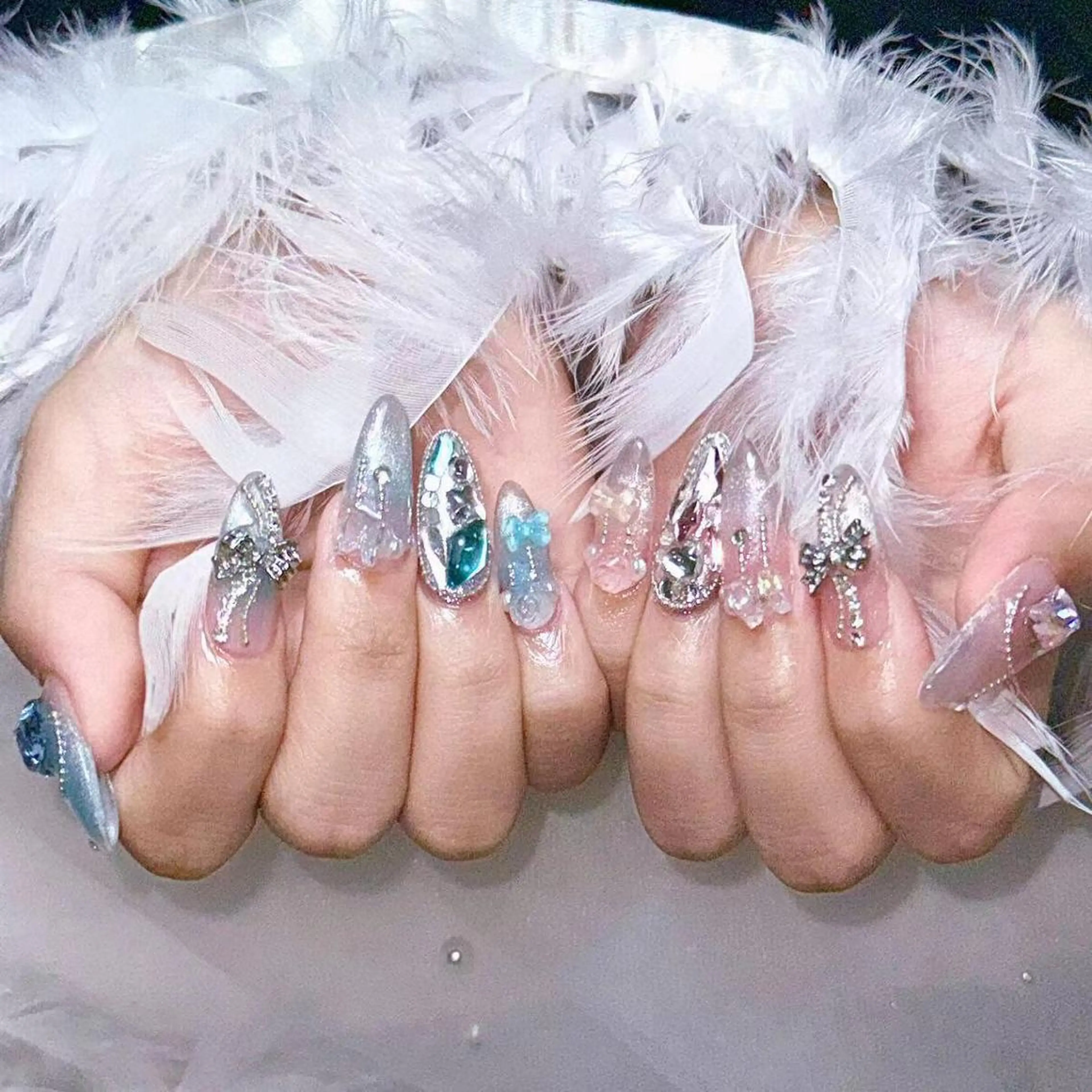 ネイル ハンドネイル DIAMOND 💦のネイルデザイン