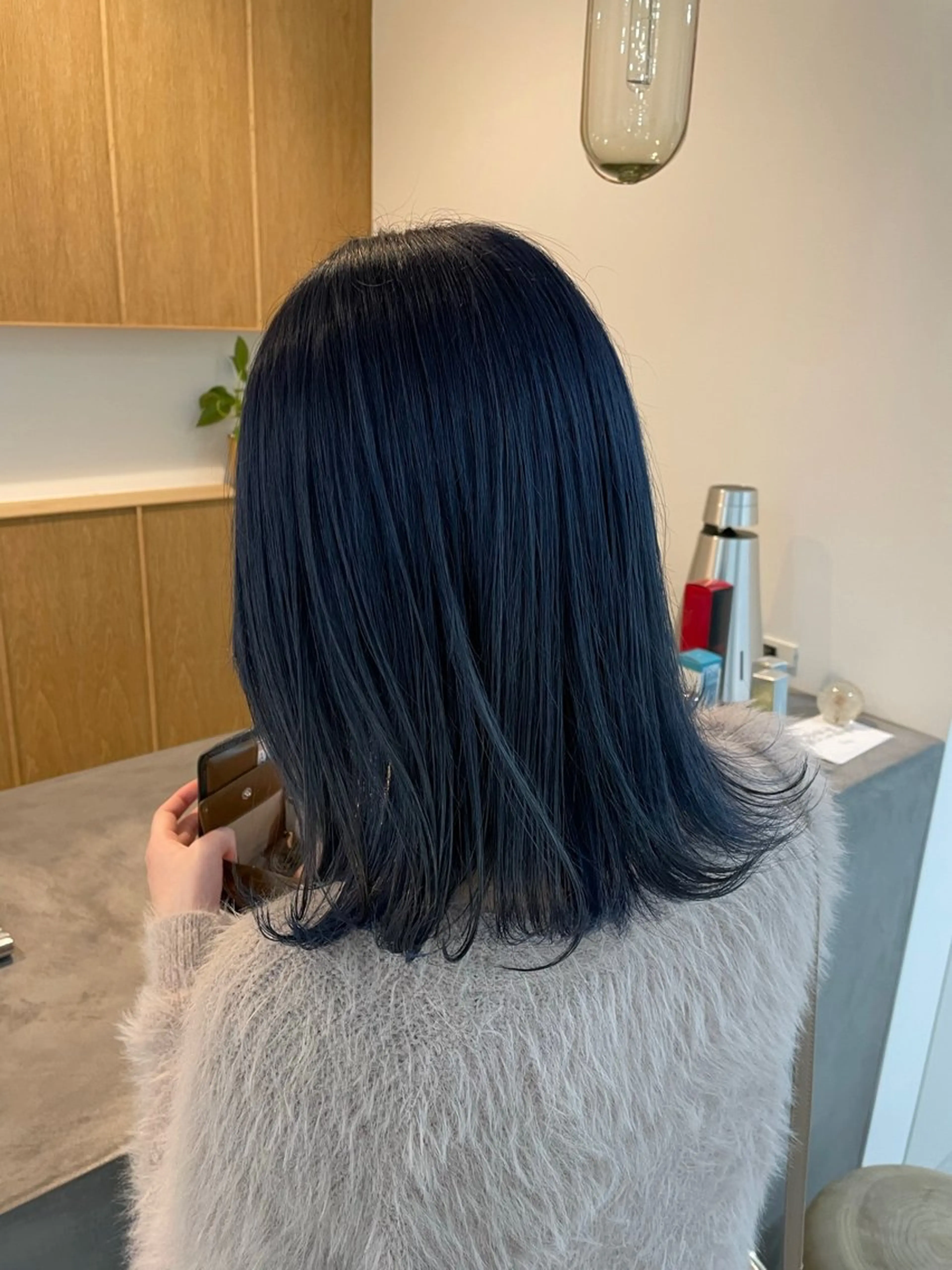 ミディアム カラー Tommy所属・平田 知優のヘアスタイル