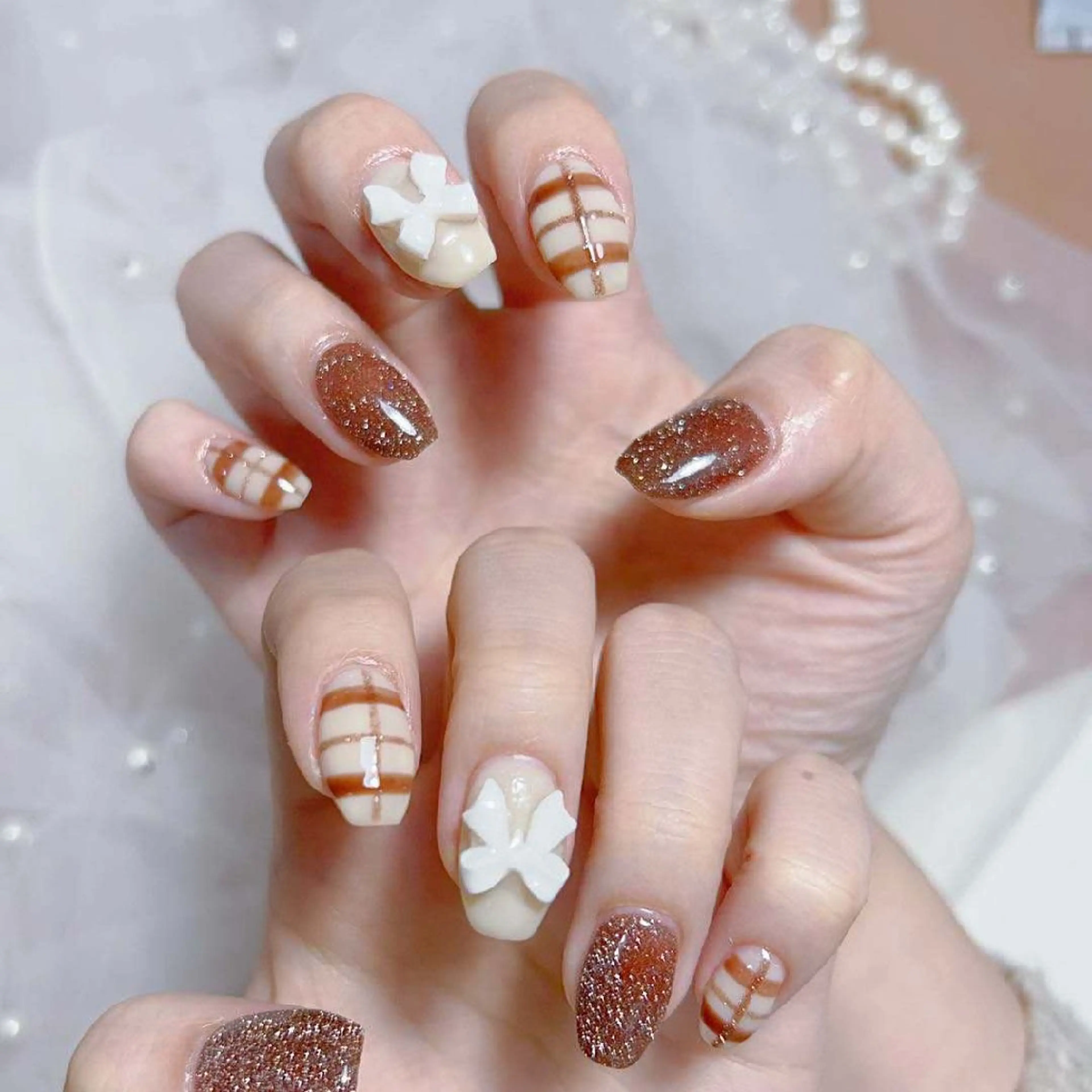 ネイル アートネイル チークネイル 長さ出し フットネイル フレンチネイル ハンドネイル RiRi ネイル/マツエクのネイルデザイン