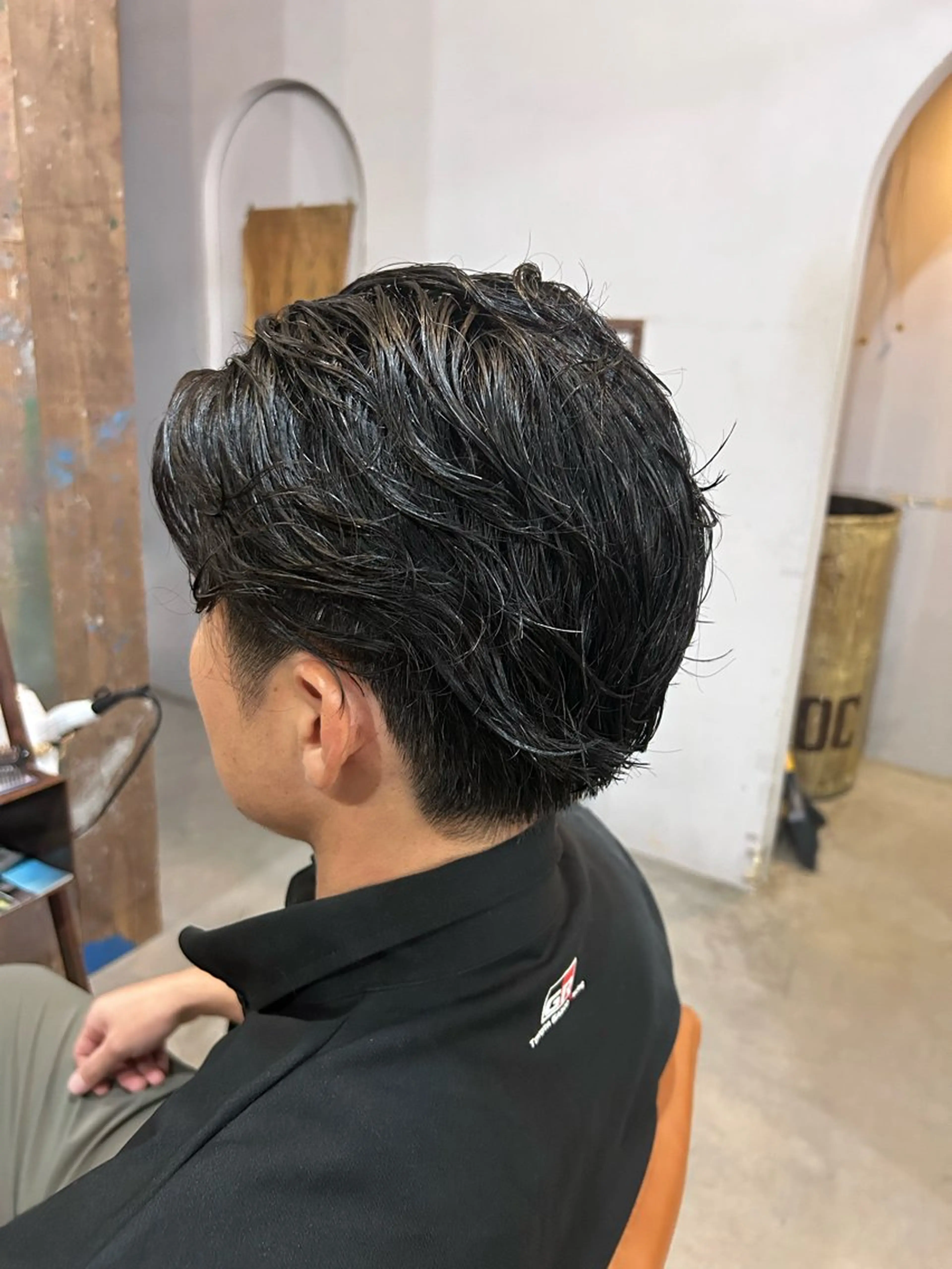 パーマ メンズ alex  republic所属・牛尾 綾花のヘアスタイル