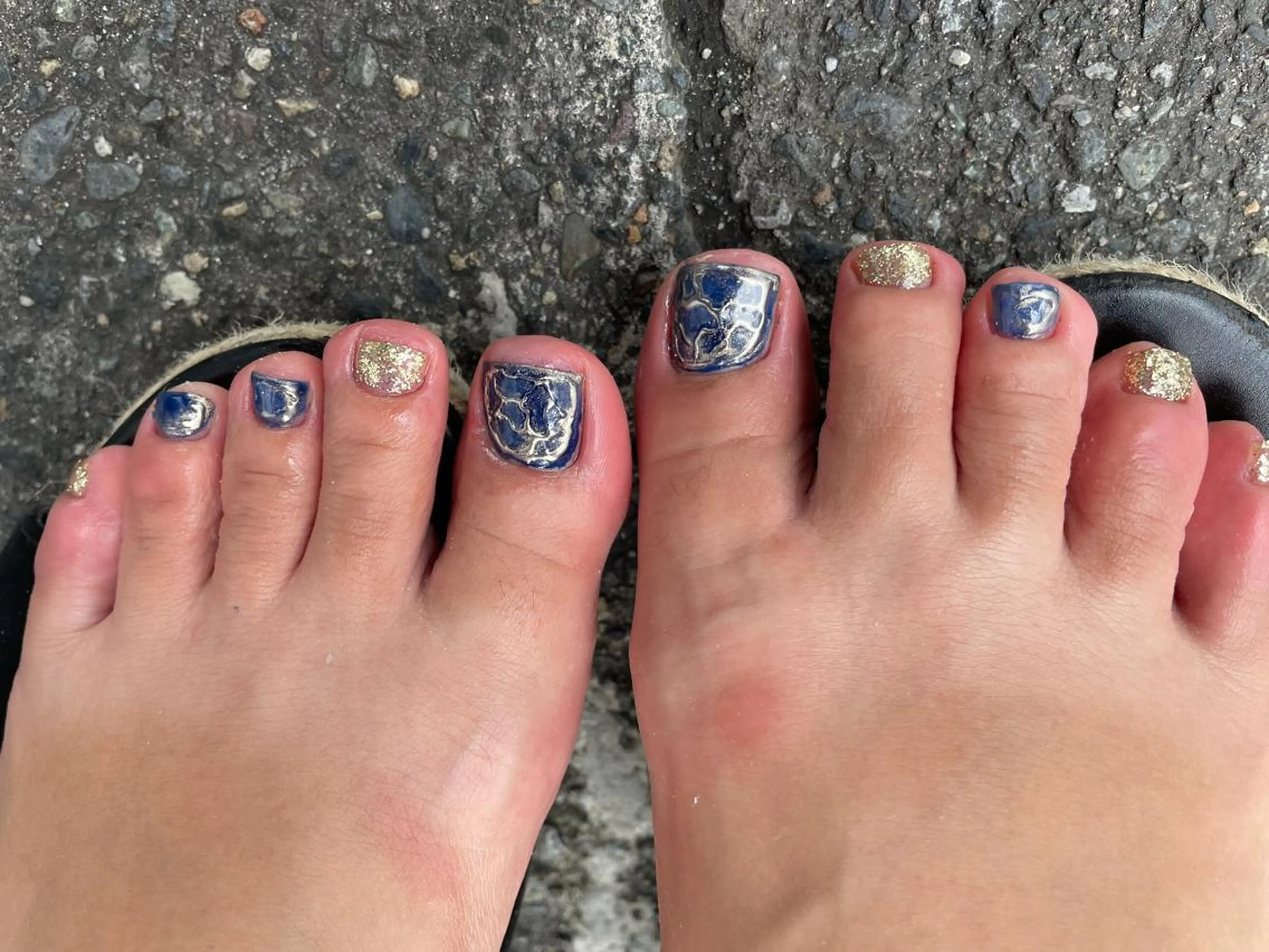 ネイル フットネイル CRAZY NAILのネイルデザイン