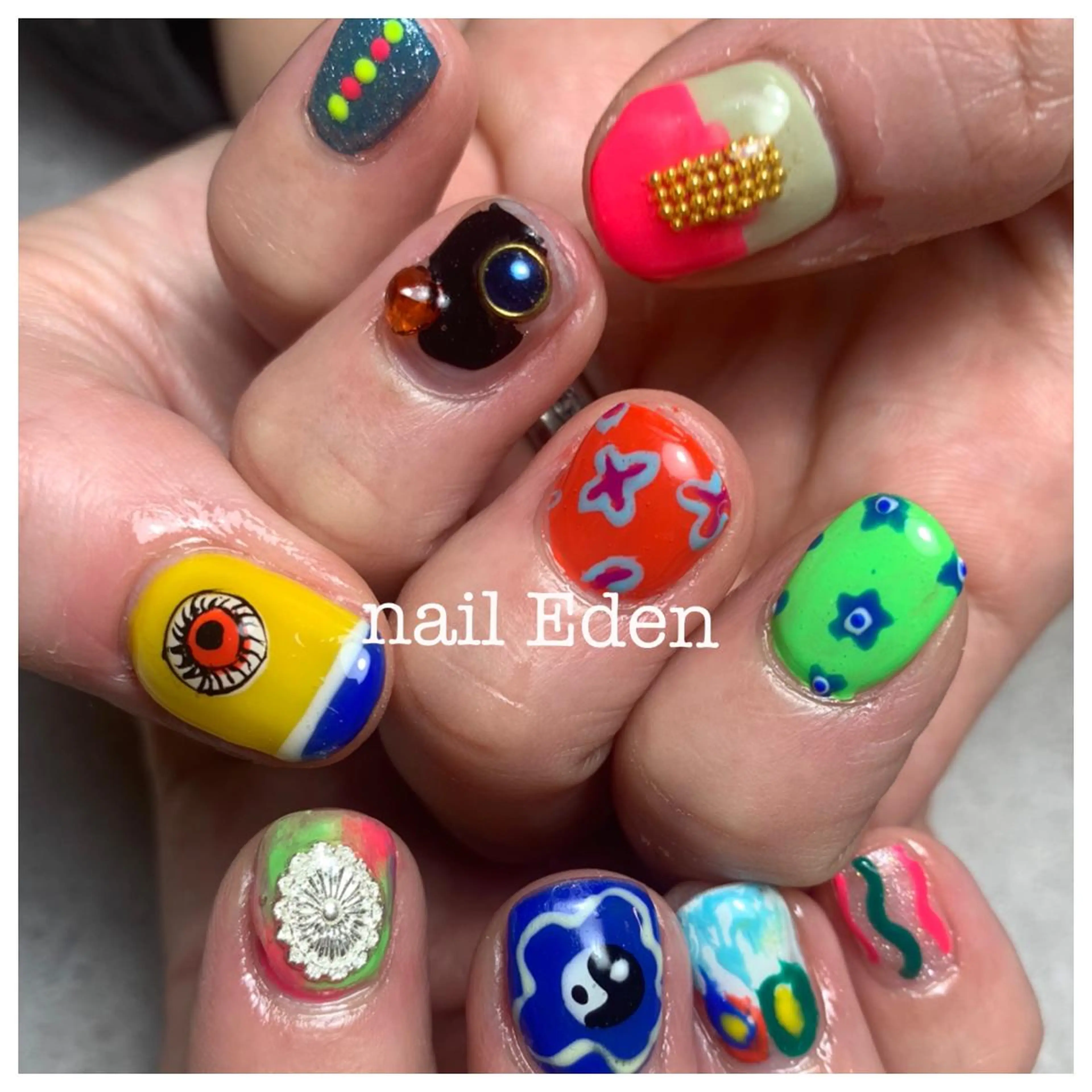 ネイル 持ち込み ハンドネイル ハンドケア Eden　private nail saron所属・Eden ♾️のネイルデザイン