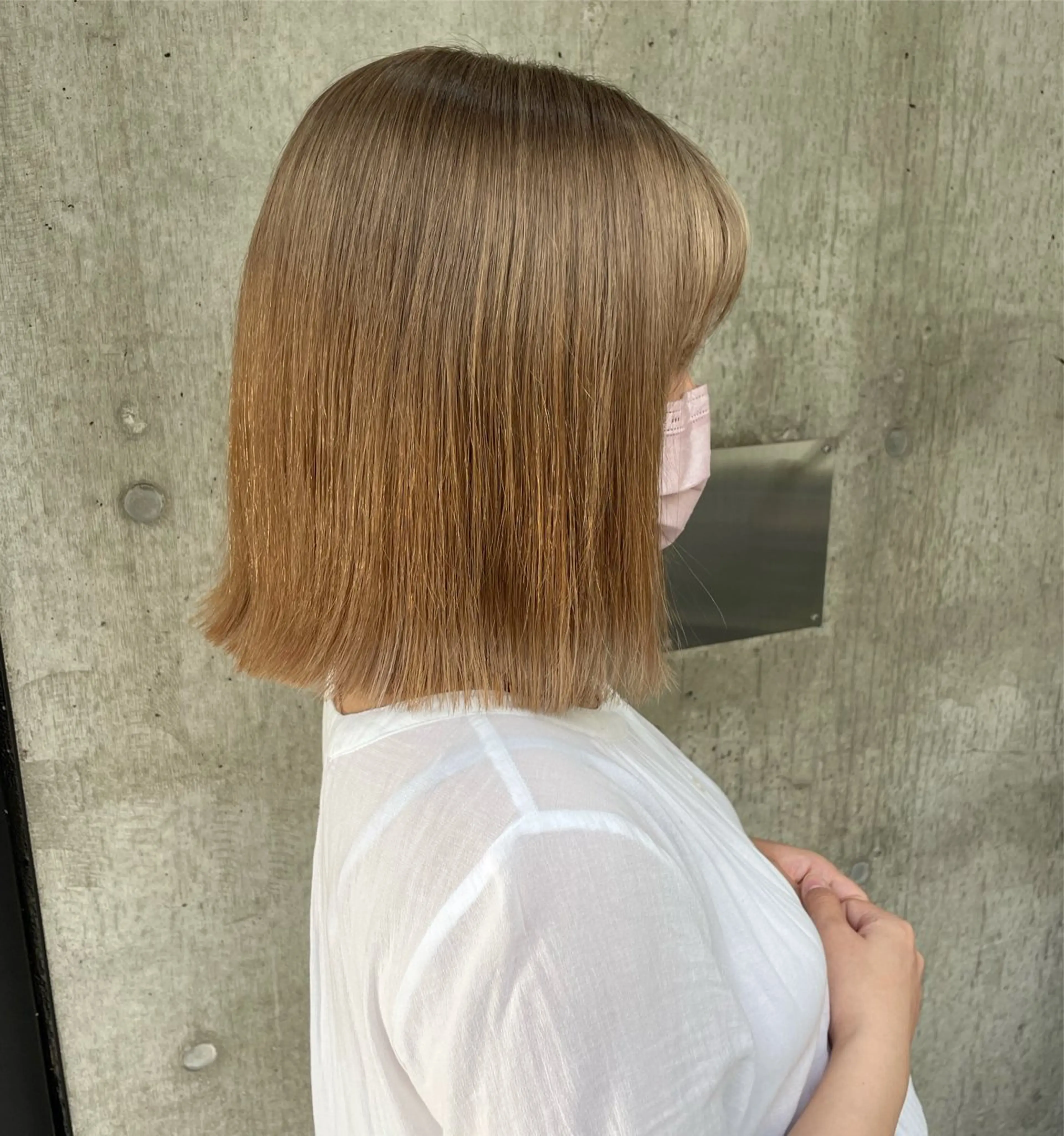 ミディアム 🫧ハイライトカラー 🫧 𝓜𝓘𝓤のヘアスタイル