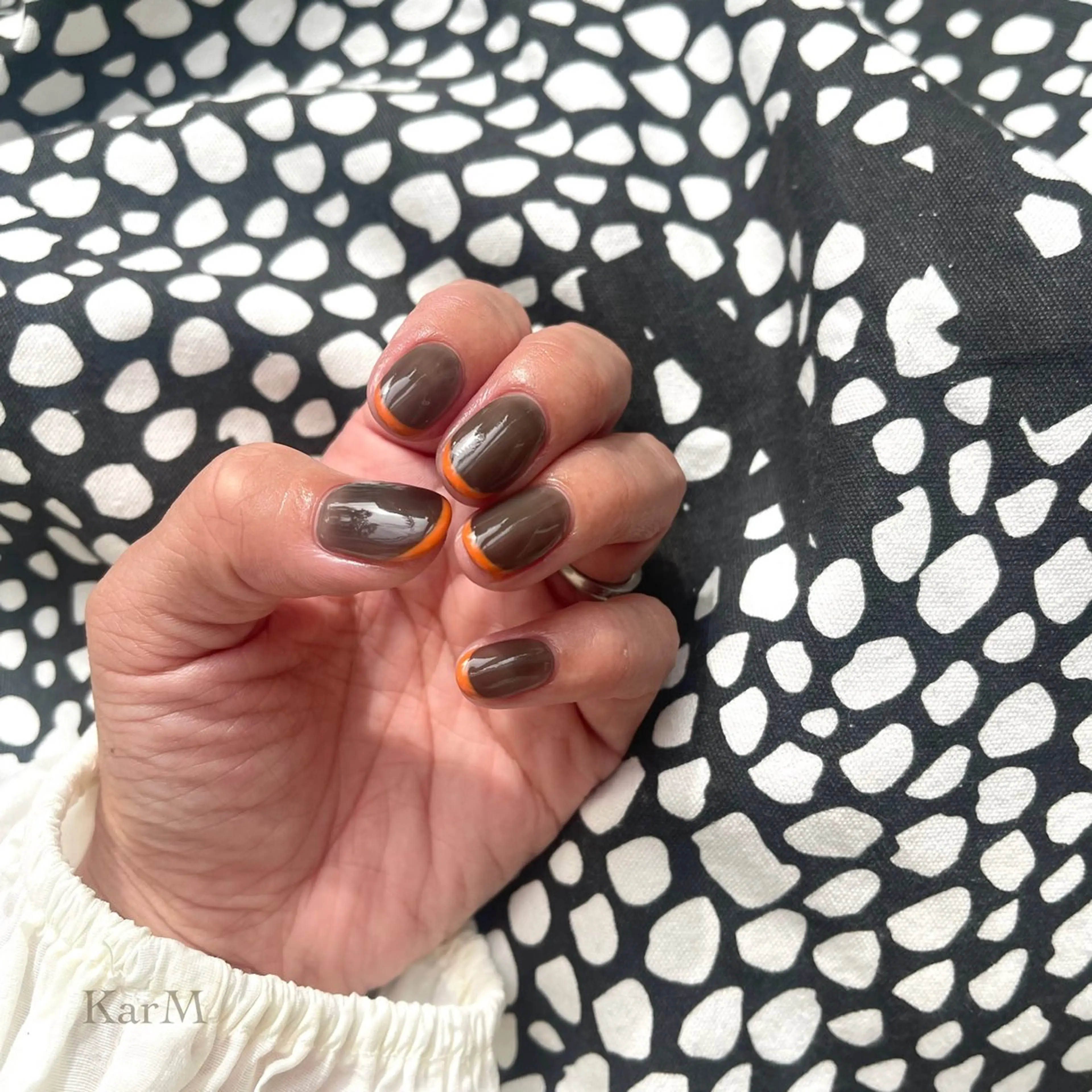 ネイル オーロラネイル チークネイル フットネイル フレンチネイル 韓国ネイル ハンドネイル ogino karinのネイルデザイン