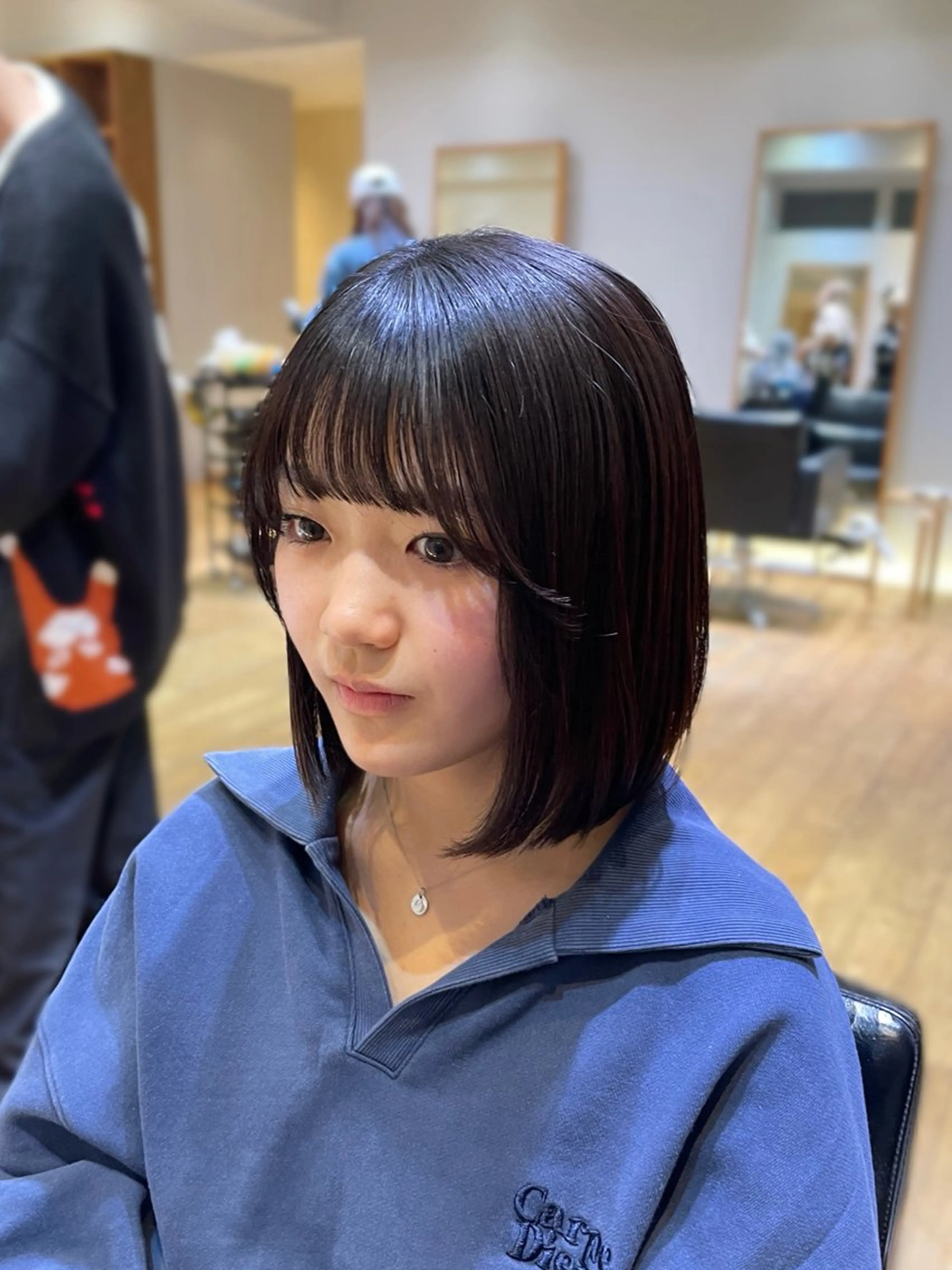 ショート パーマ ボブ 縮毛矯正 カット 縮毛矯正 縮毛矯正/レイヤー /ひかる🌙のヘアスタイル