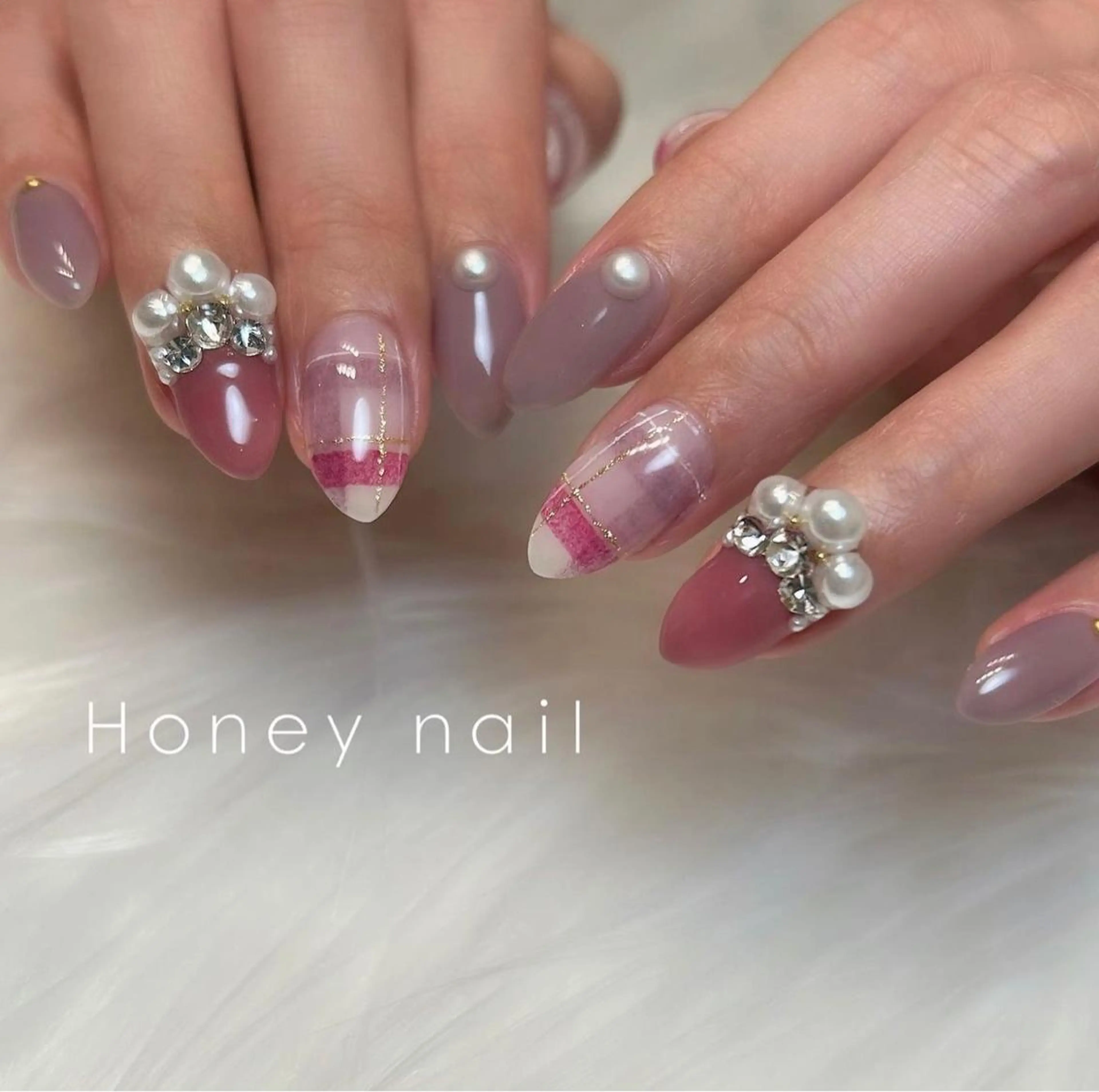 ネイル フィルイン専門 Honey nailのネイルデザイン
