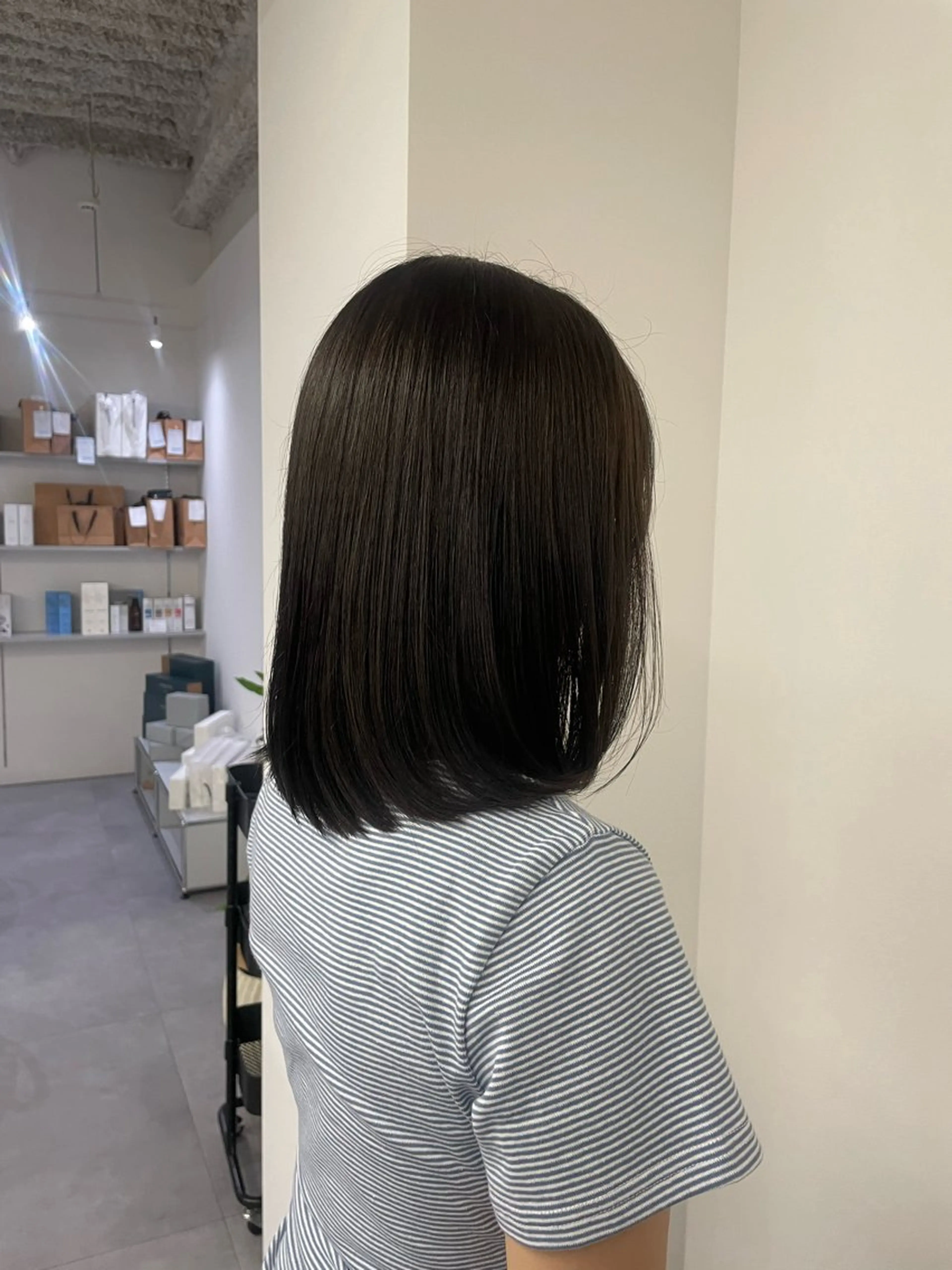 カラー 透明感カラー グレージュ カラーモデル募集/ 森本明花のヘアスタイル