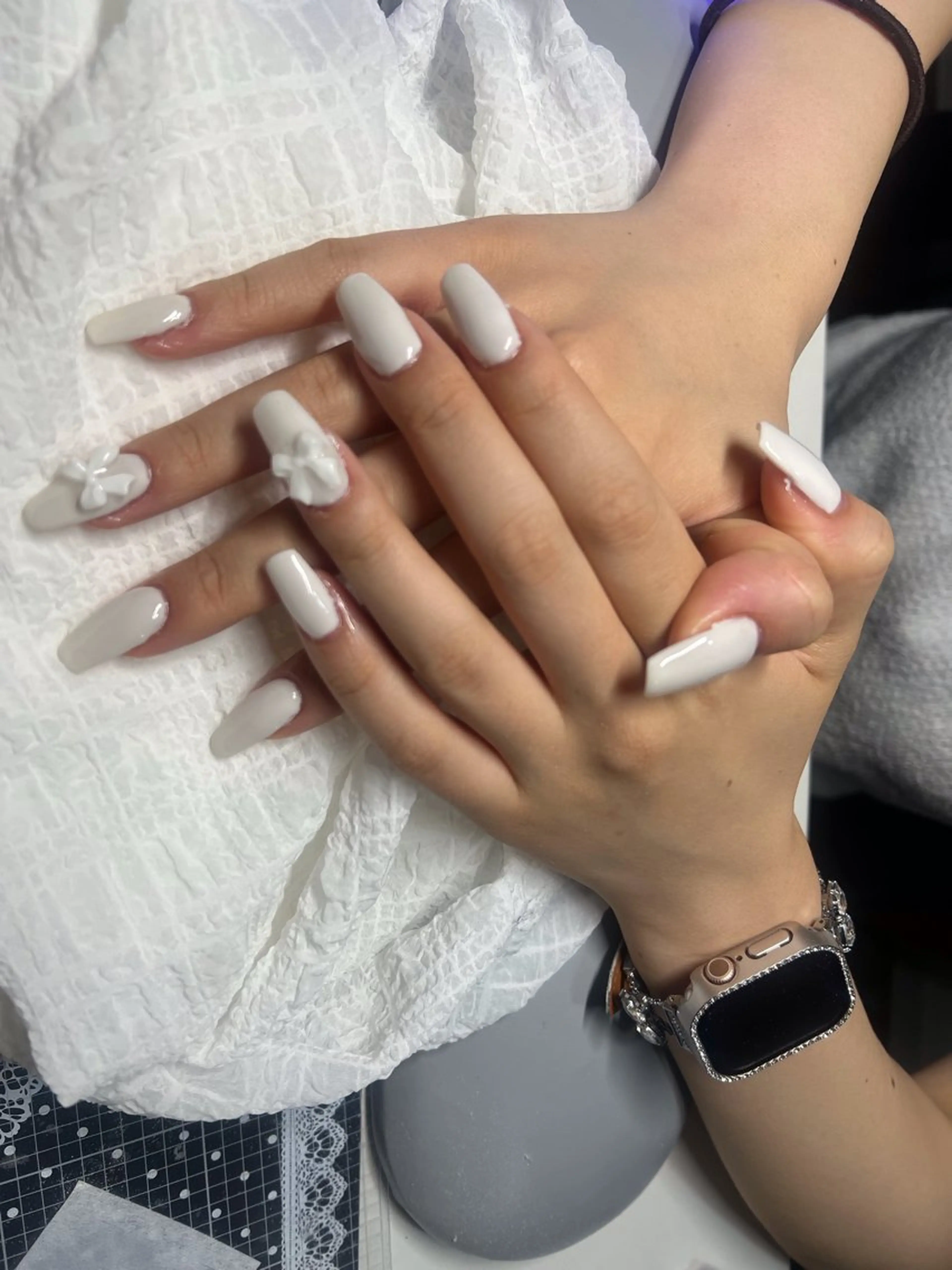 ネイル 長さ出し専門パーツ jenniferのネイルデザイン