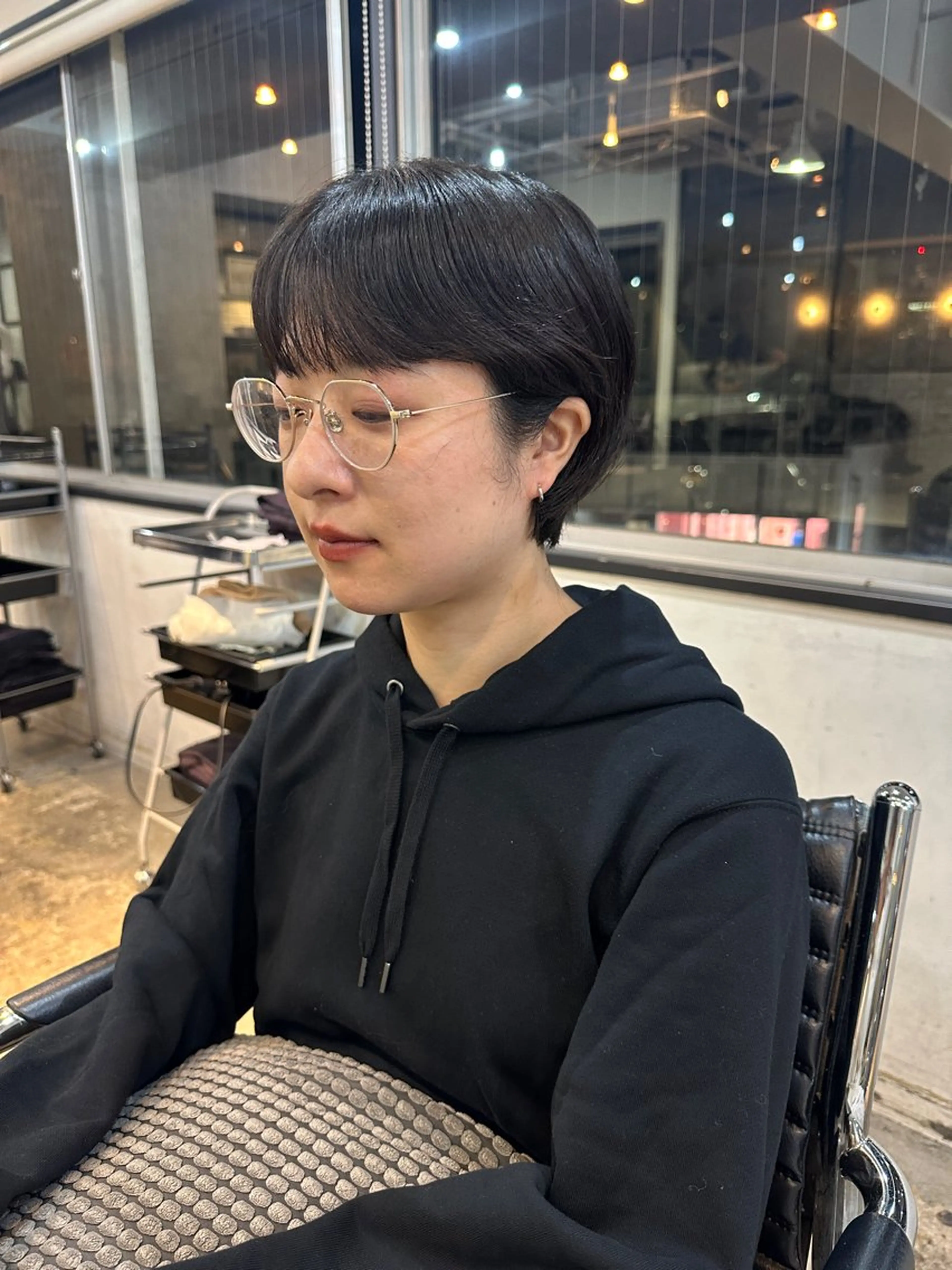 ショート カラー ヘアアレンジ ショートヘア stylist/蛯谷 珠里のヘアスタイル