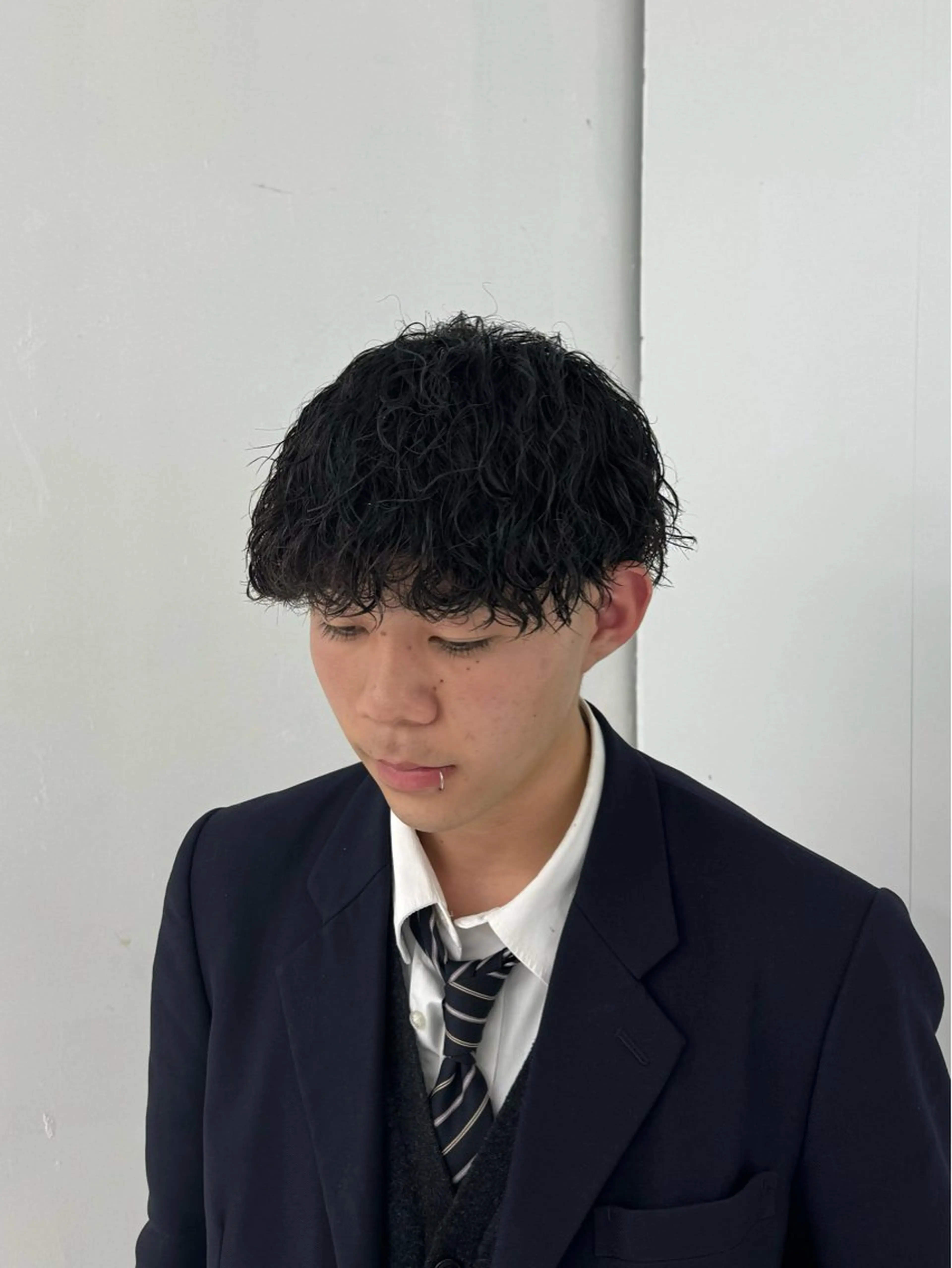 パーマ メンズ マッシュ 刈り上げ カット パーマ 柏メンズカットパーマ NO.1タイチのヘアスタイル