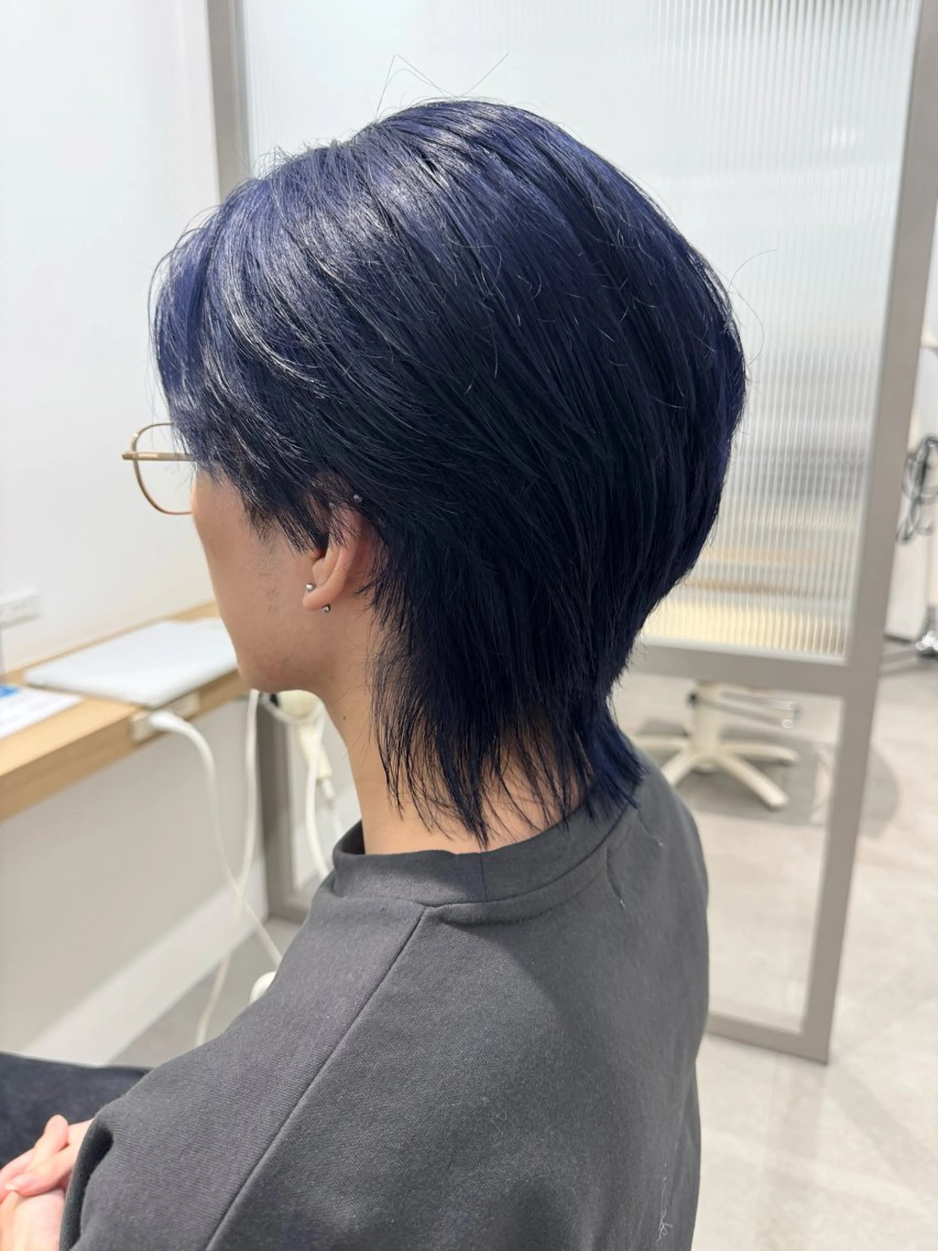 ショート カラー メンズ カット ヘアカラー メンズカット/ ブリーチ/かほのヘアスタイル