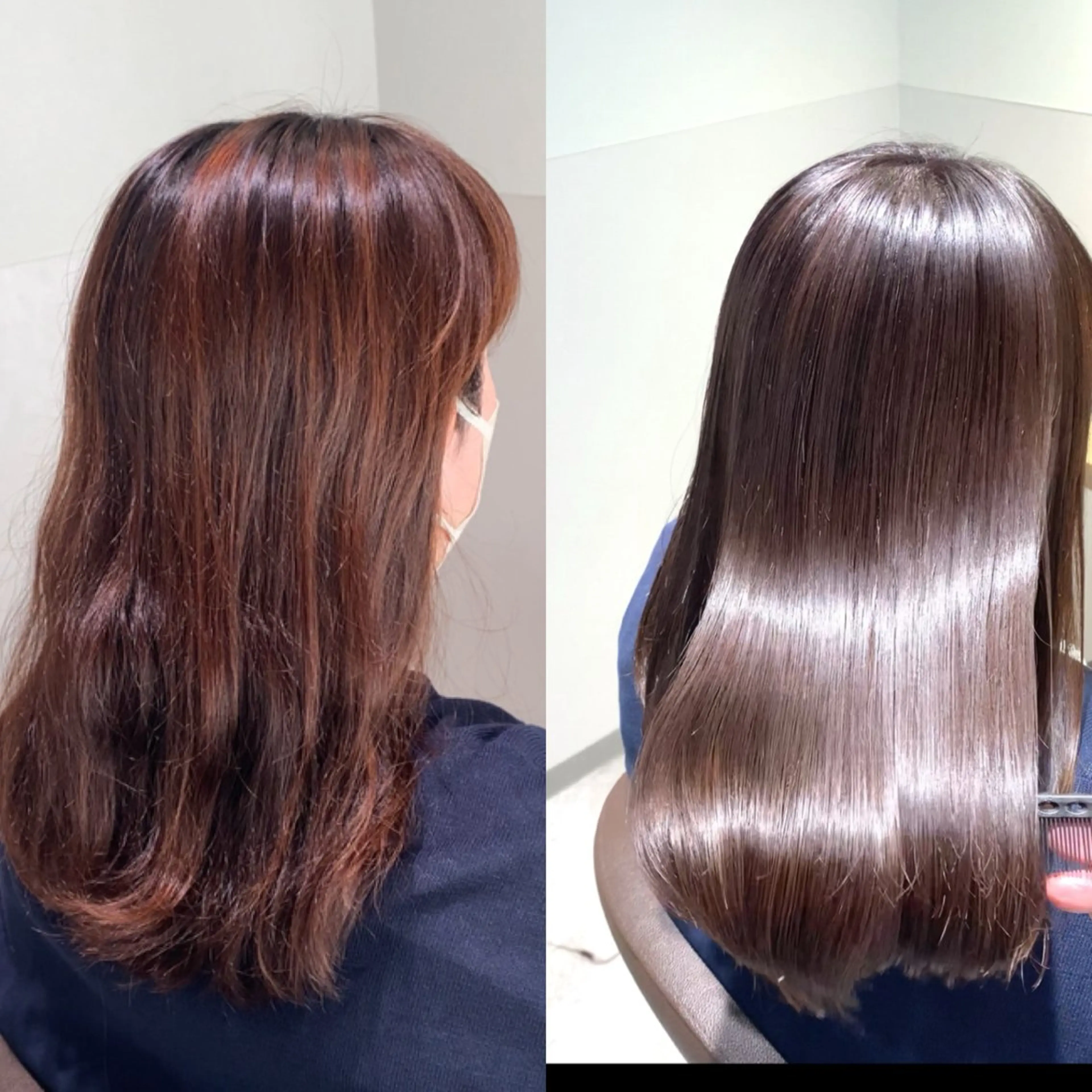 【髪質改善フルコース】カット＋美髪カラー＋美髪縮毛矯正＋トリートメントの写真