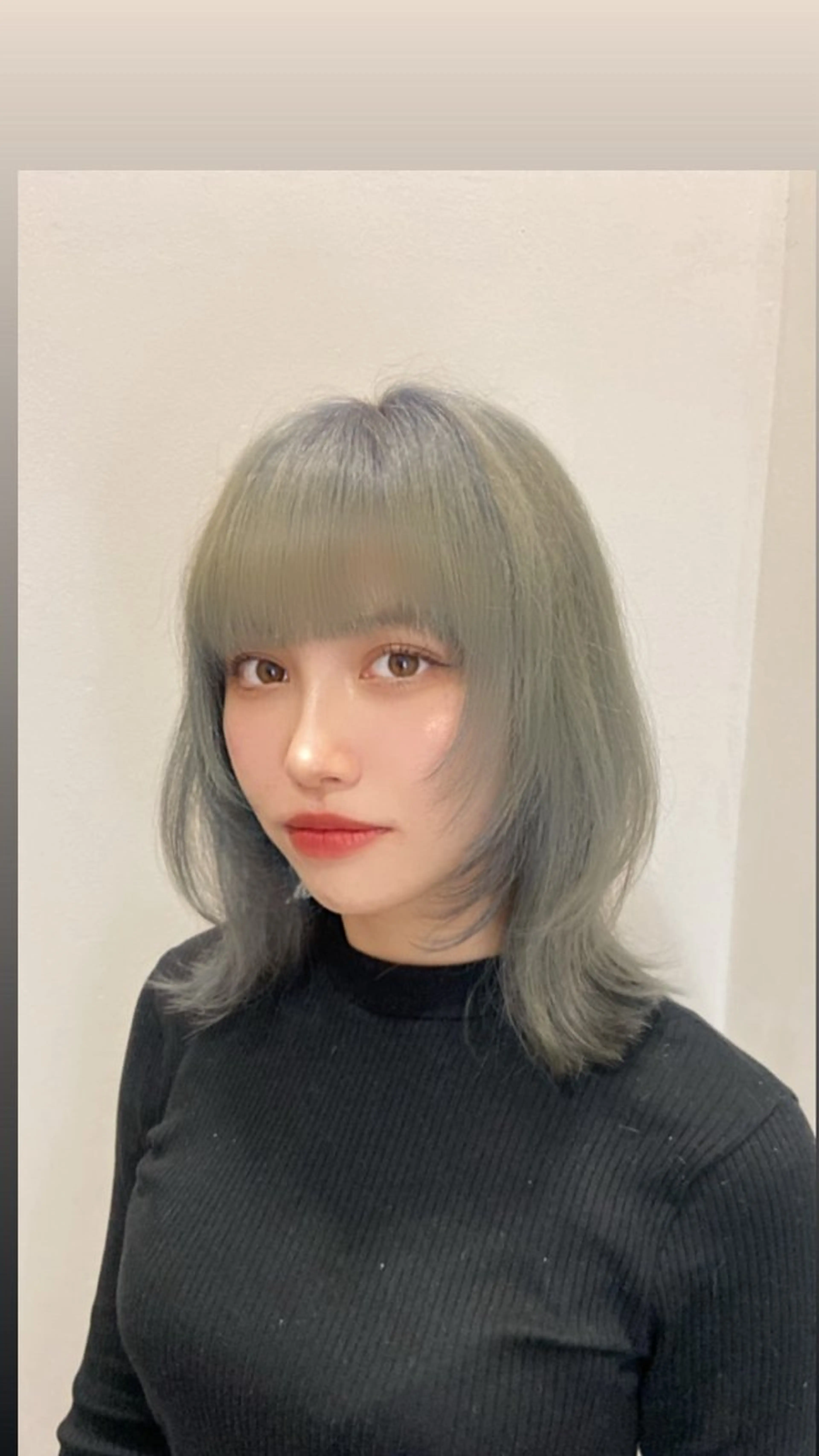 ショート ウルフカット 🎀透明感カラー 🐈ナズナのヘアスタイル