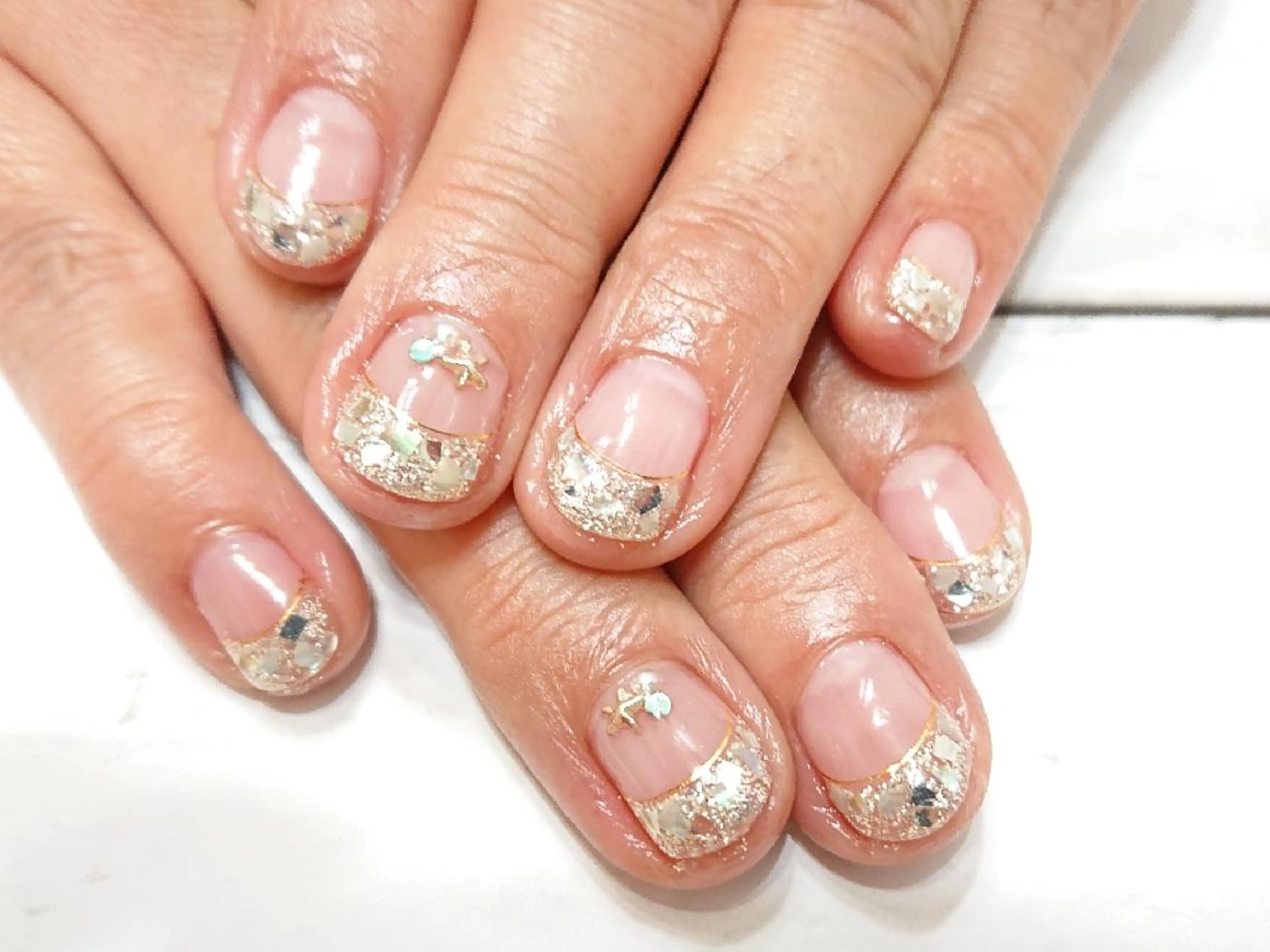 ネイル フレンチネイル あんきち    のネイルデザイン