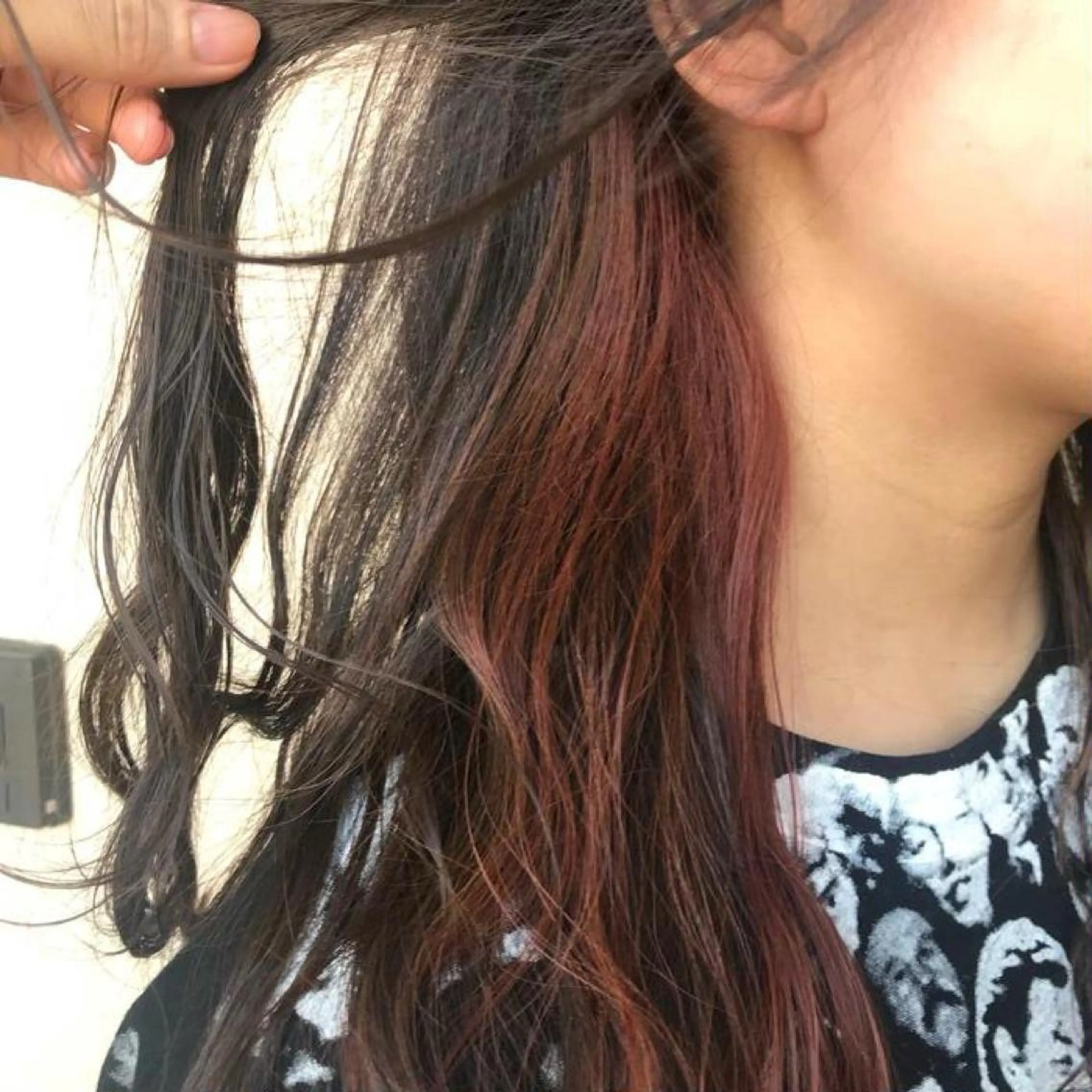 ロング カラー ヘアカラー トリートメント Wカラーレイヤーカ ット⚡️CHIAKIのヘアスタイル