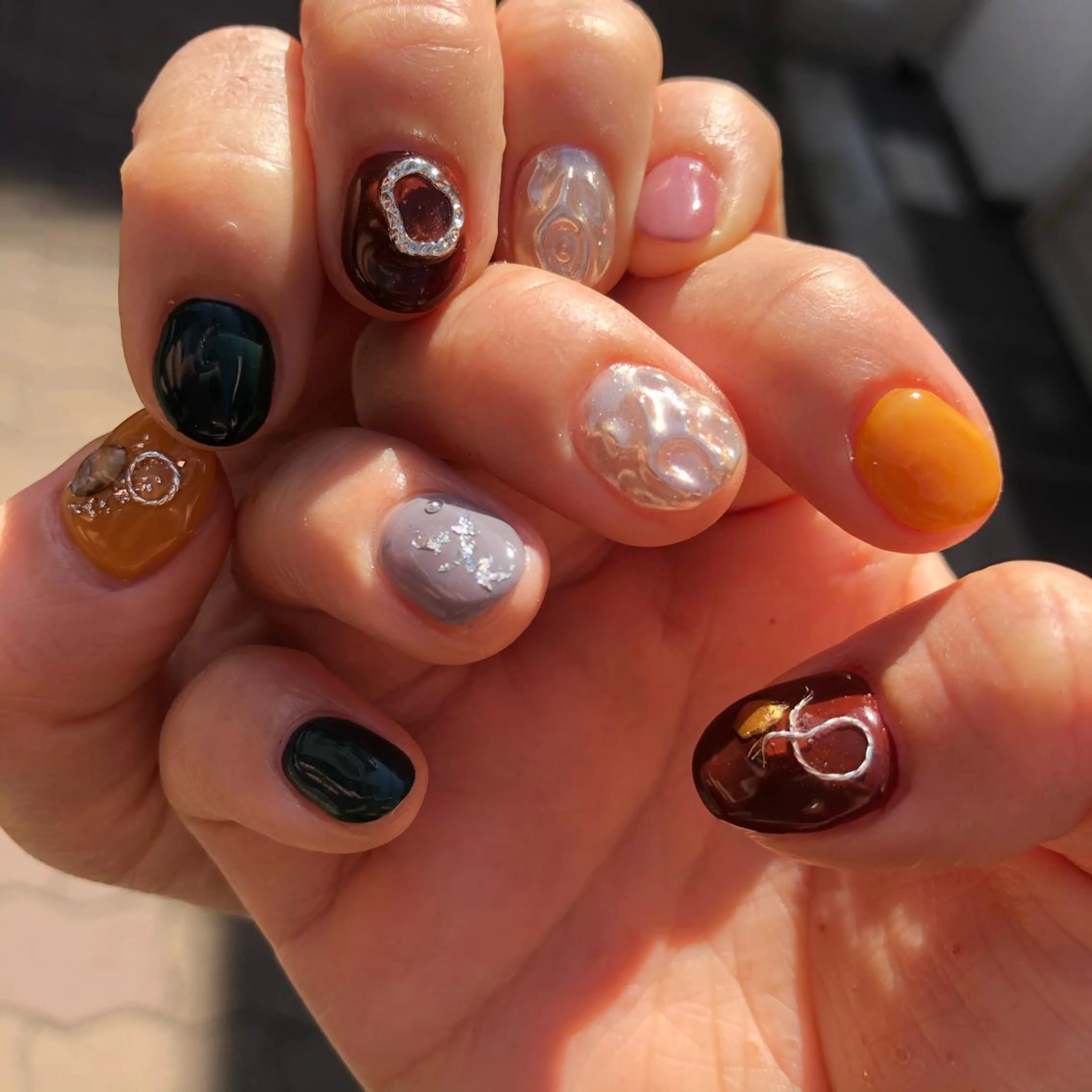 ロング カラー メンズ キッズ ネイル マツエク・マツパ 福田 加奈のネイルデザイン