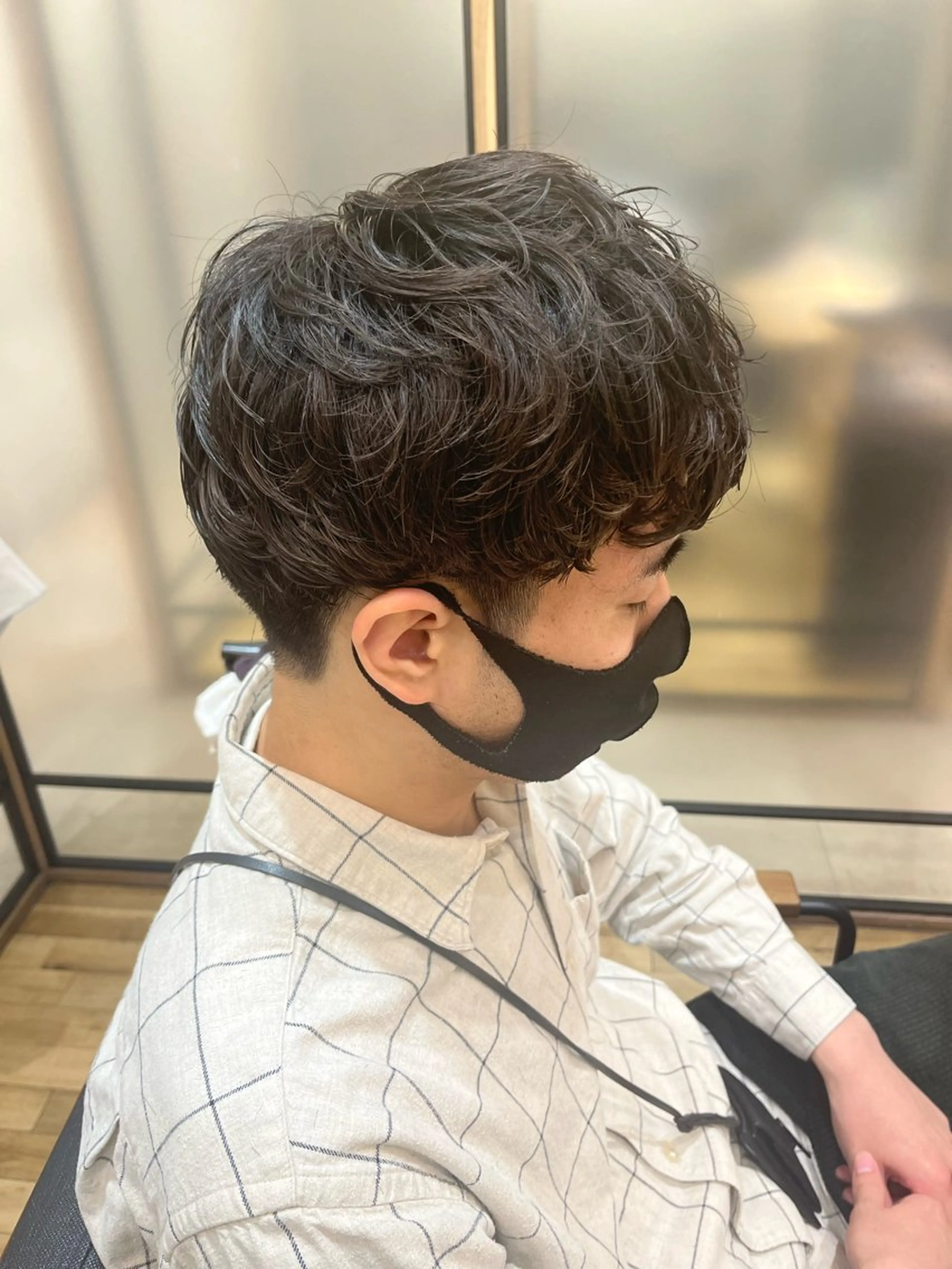 パーマ メンズ メンズパーマ カット パーマ 🟦メンズ特化🟦 たかしま　あさひのヘアスタイル